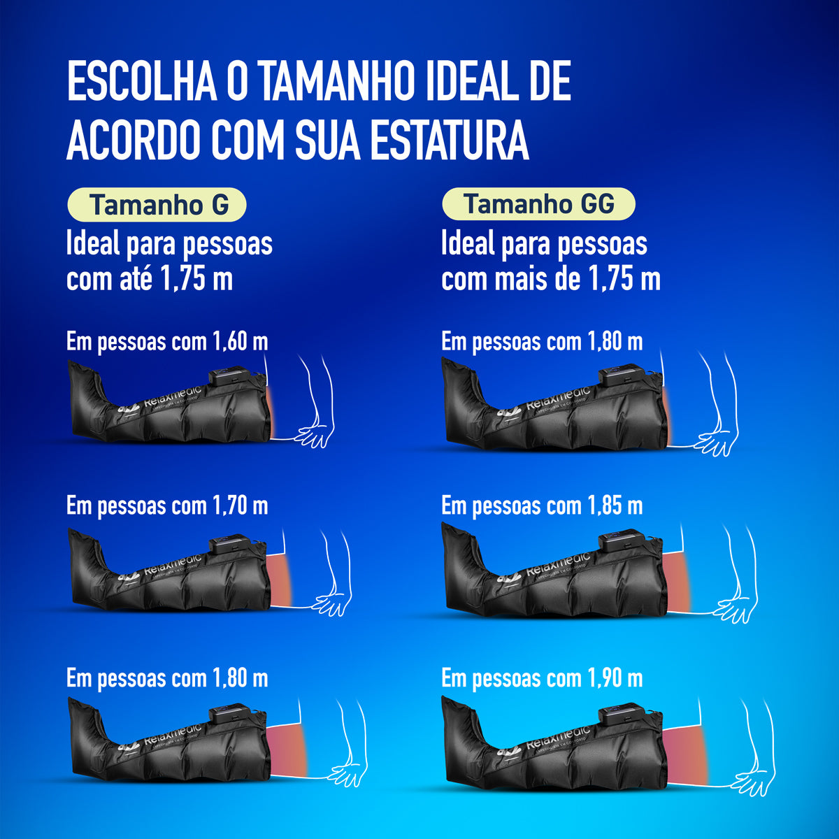 Bota de Compressão Pneumática F10 Pro