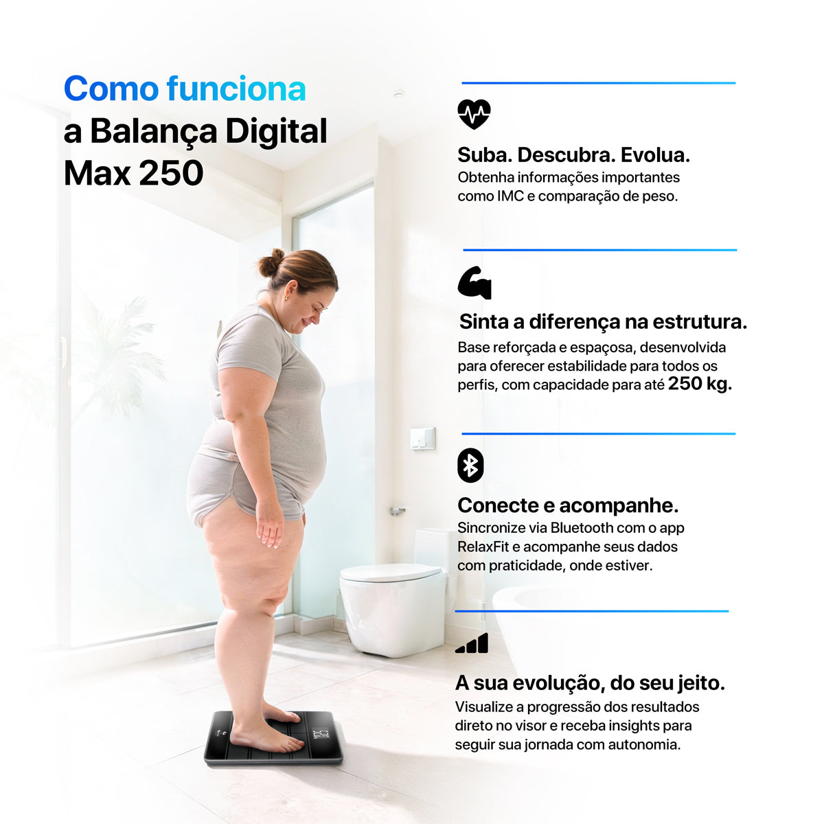 Balança Digital Max 250kg