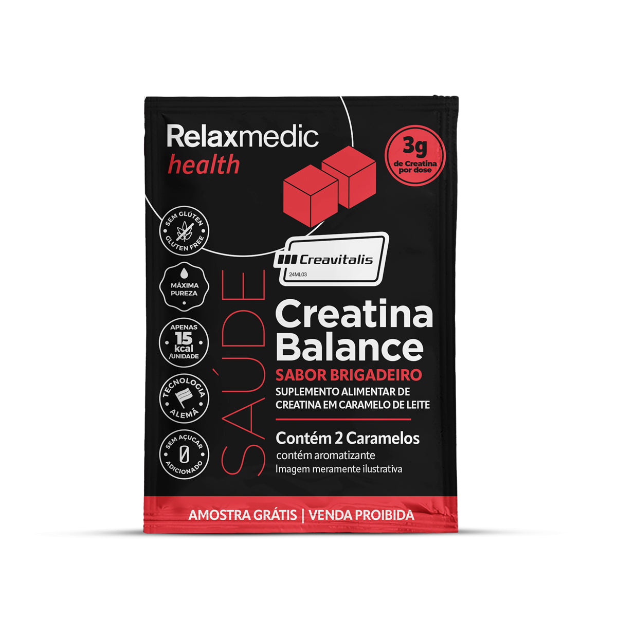 Creatina Brigadeiro Sachê