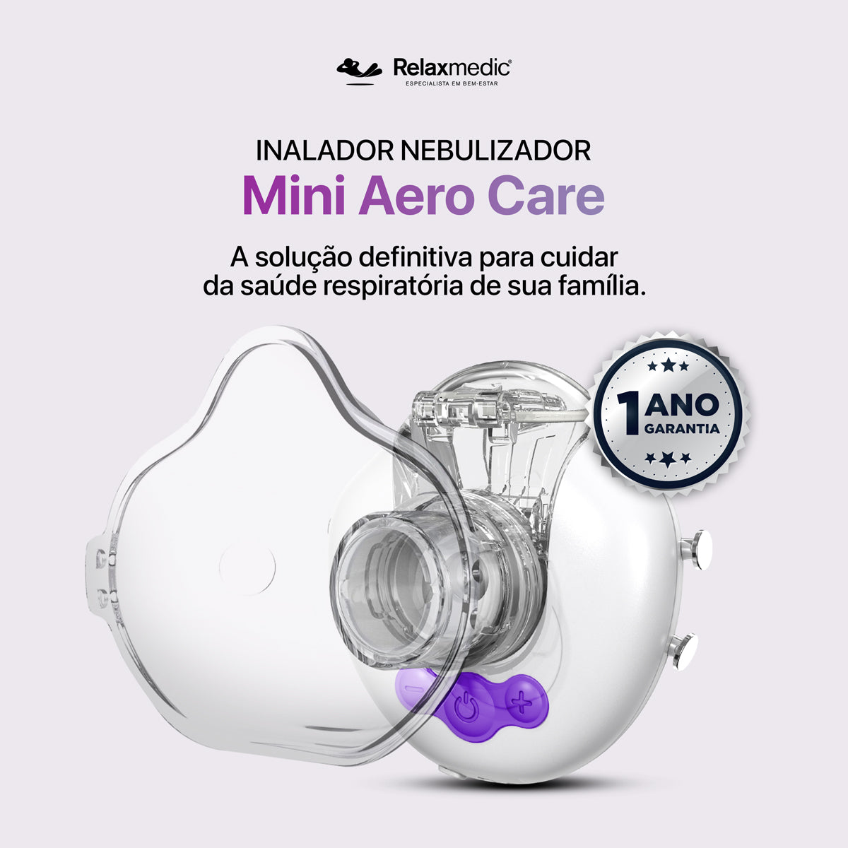 Inalador Nebulizador Hands Free Mini Aero Care