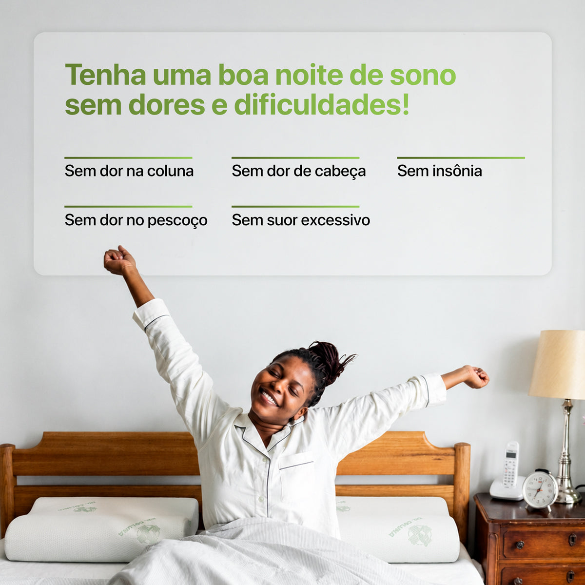 Travesseiro Ortopédico Nasa Bambu Dr. Coluna
