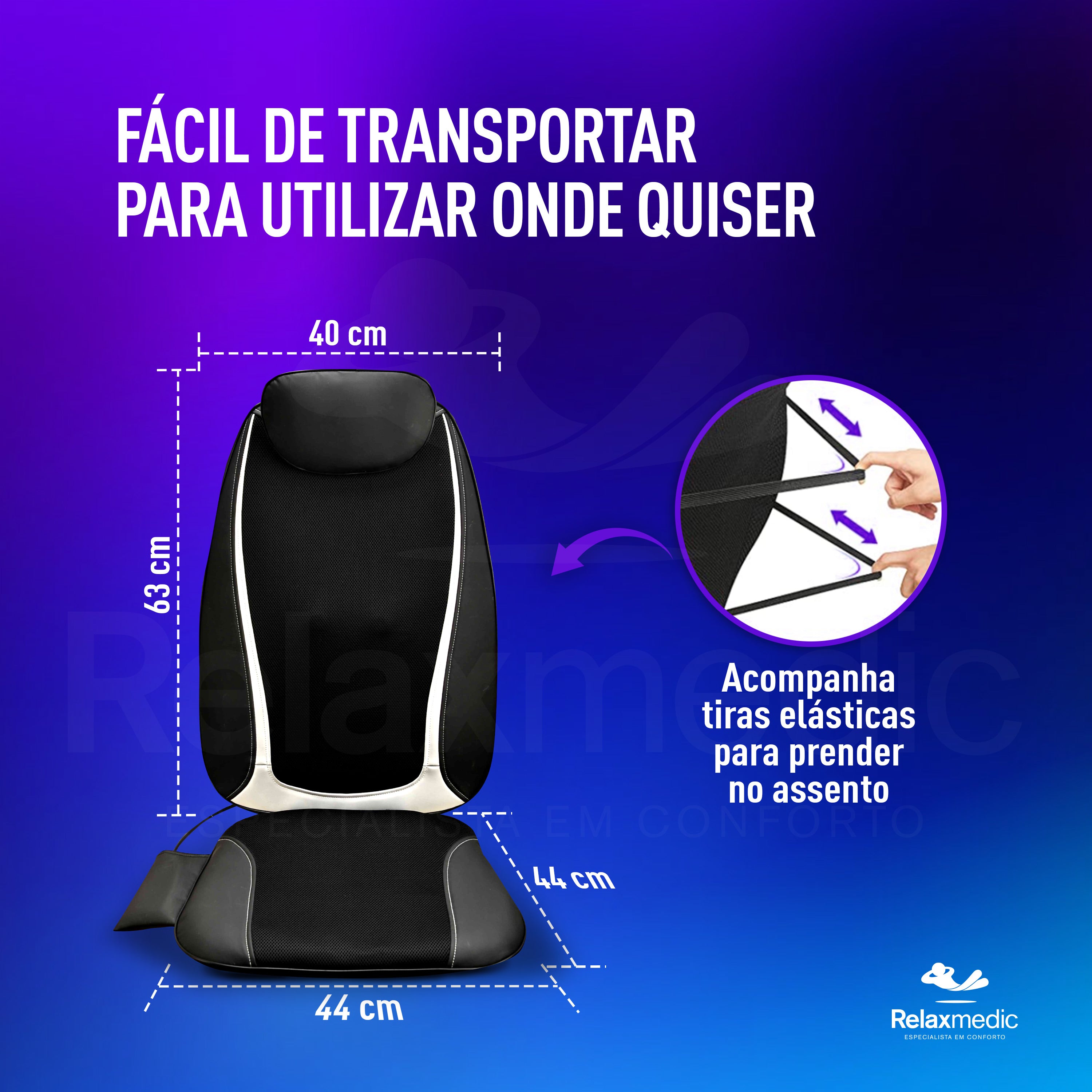 Assento Massageador Shiatsu R18