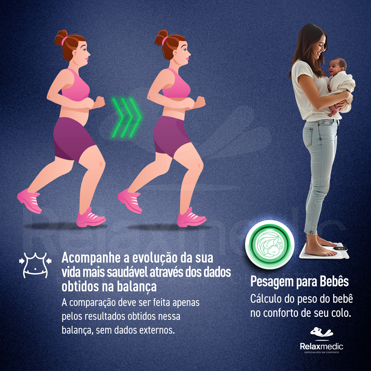 Balança de Bioimpedância Bodyscan Vision Branca