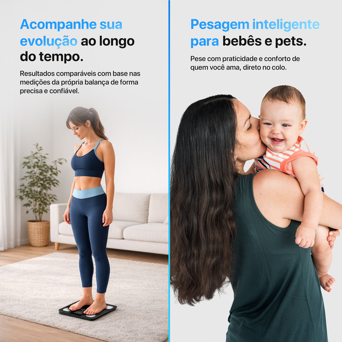 Balança de Bioimpedância Smart Visiox