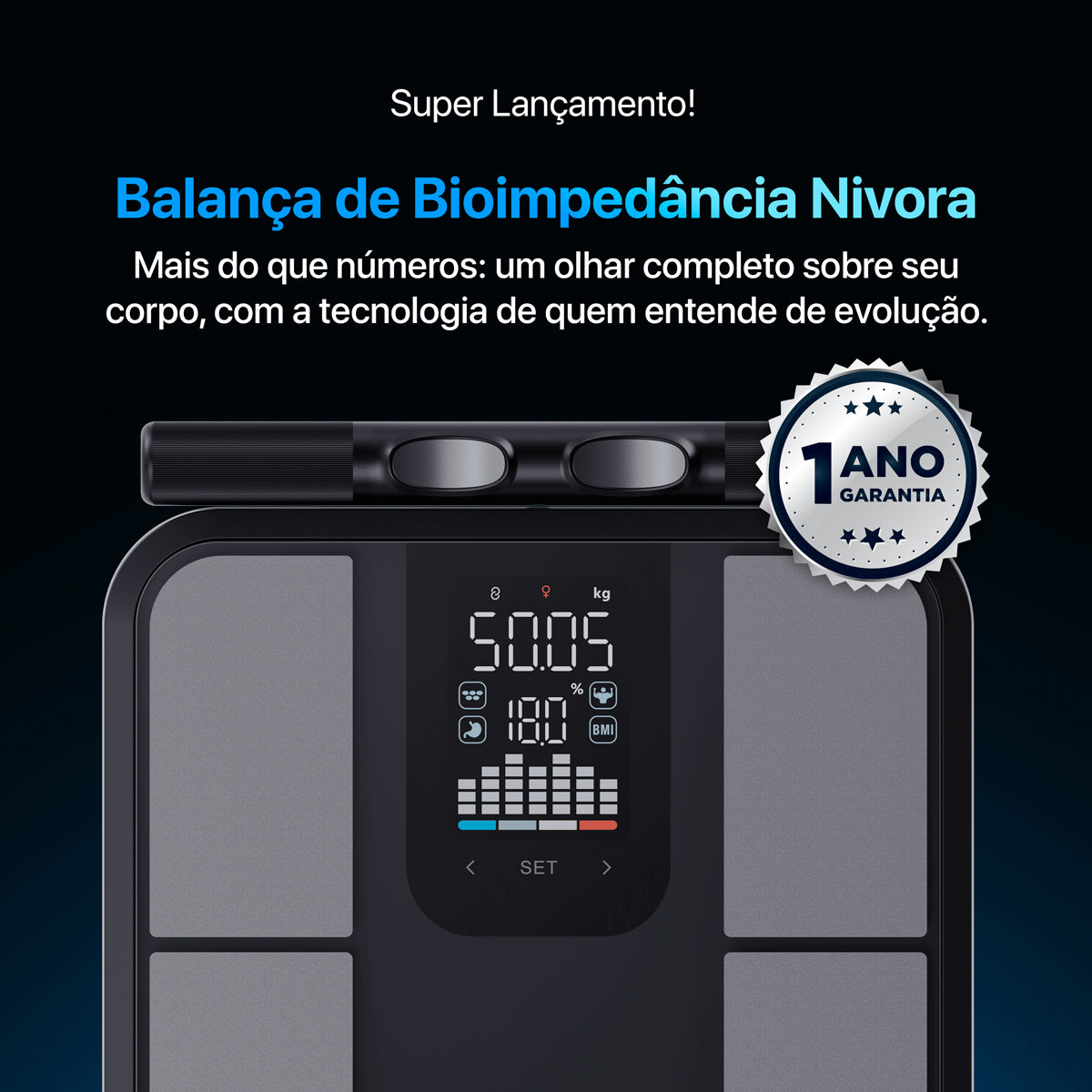 Balança De Bioimpedância Nivora