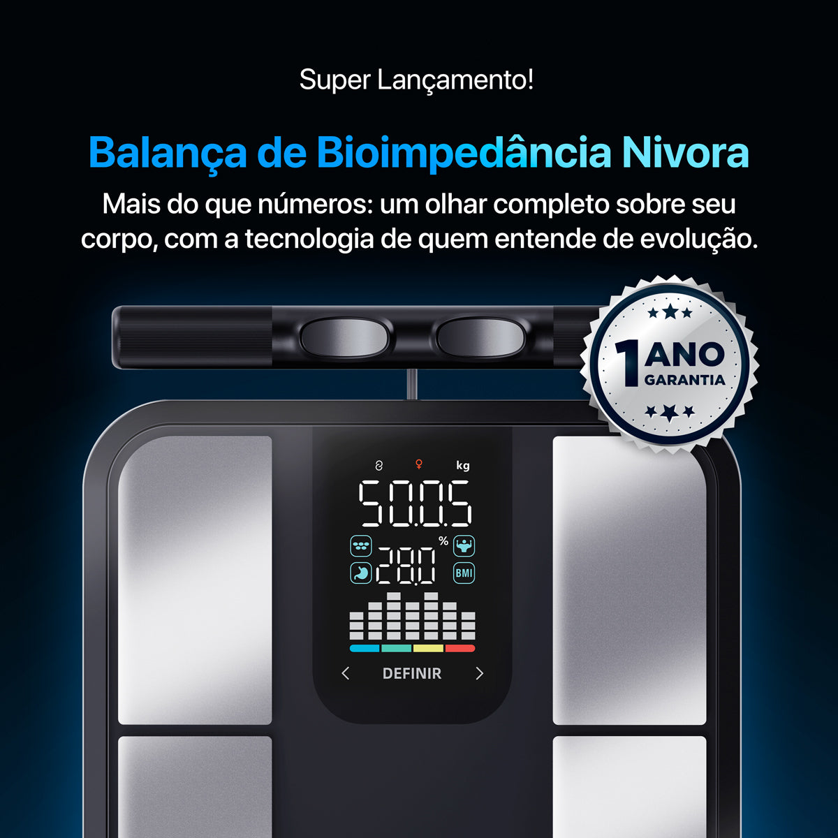 Balança De Bioimpedância Nivora