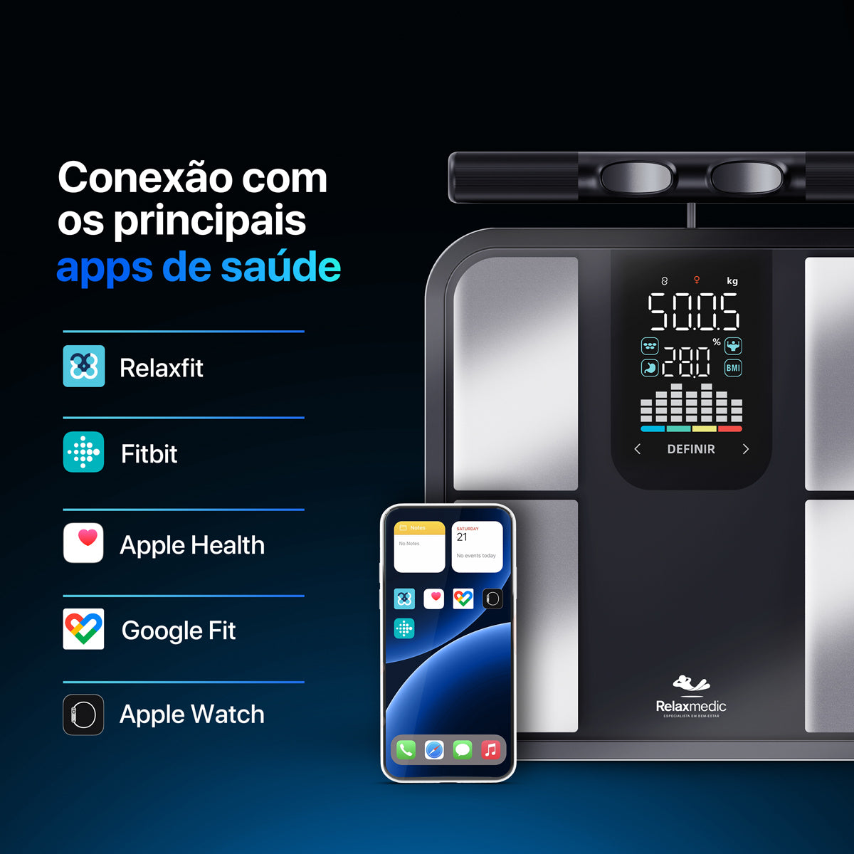 Balança De Bioimpedância Nivora