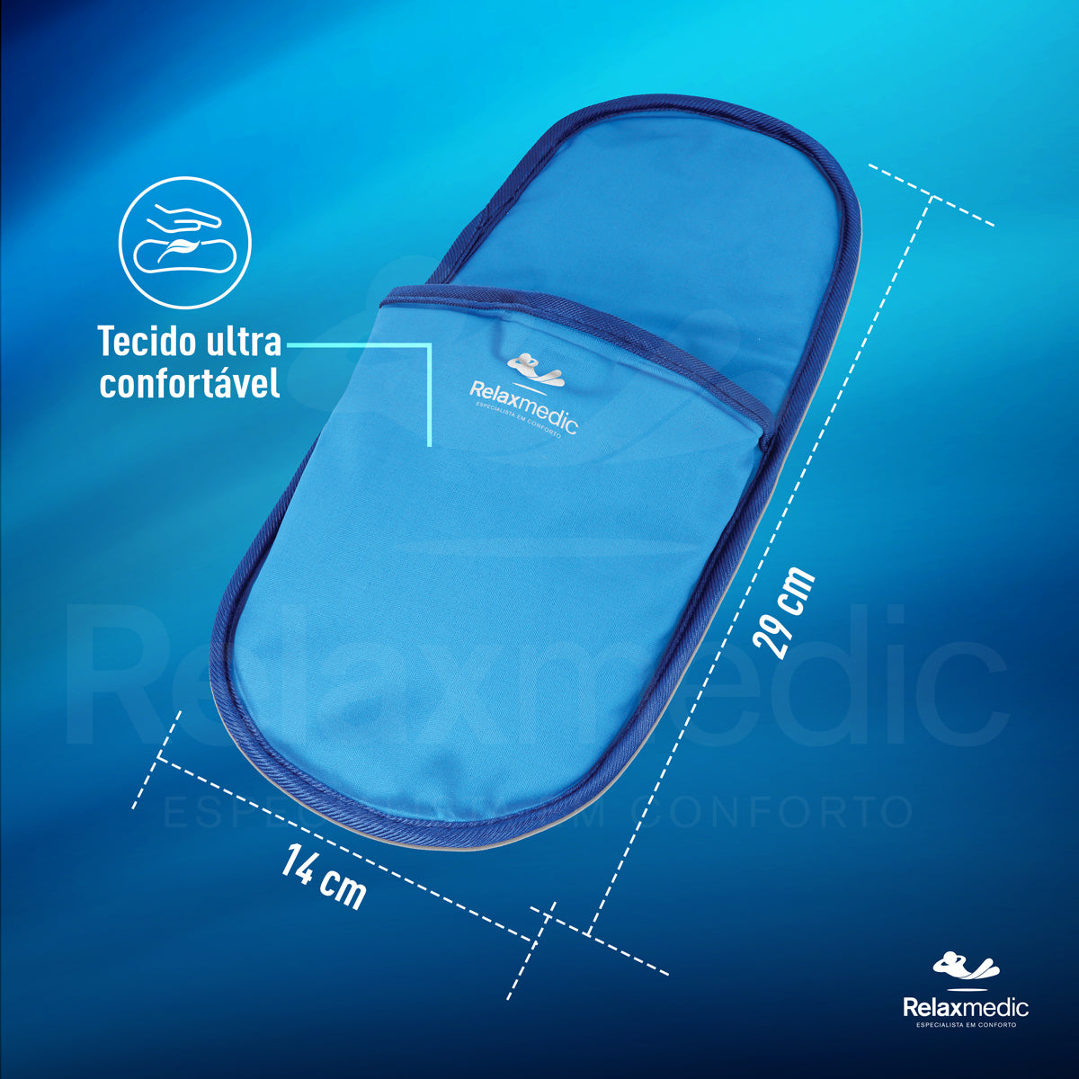 Bolsa Térmica Quente e Fria para Pés Slipper Pantufas