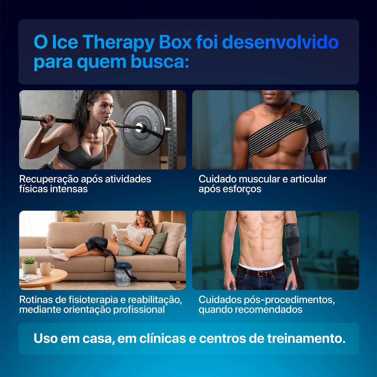 Balde de Gelo de Compressão Ice Therapy Bo