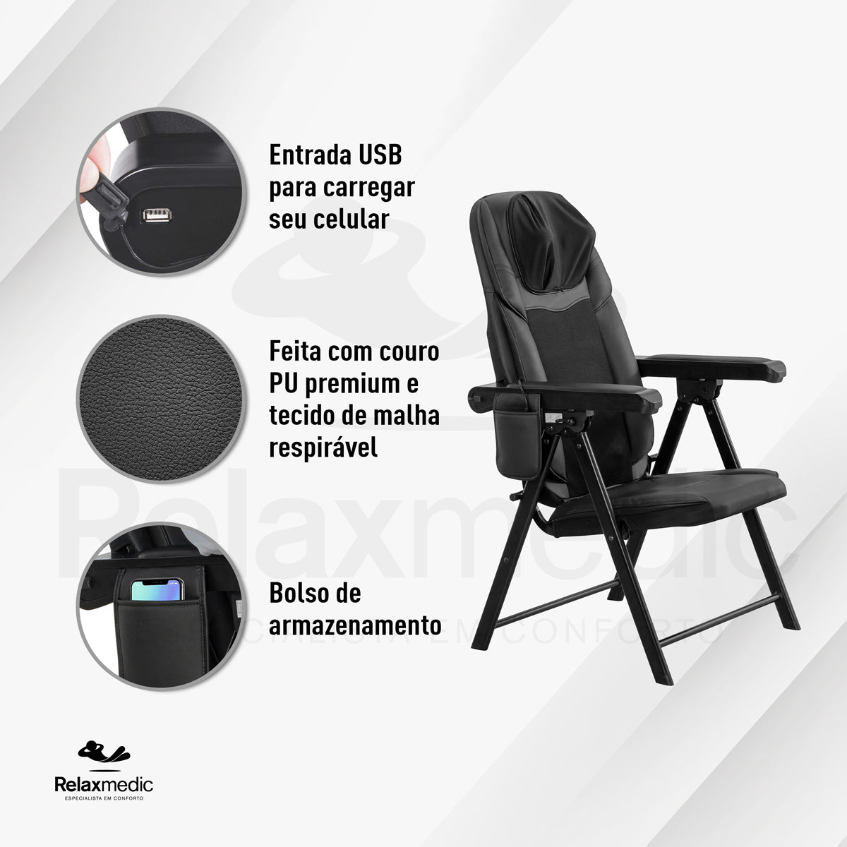 Cadeira de Massagem Shiatsu Flex