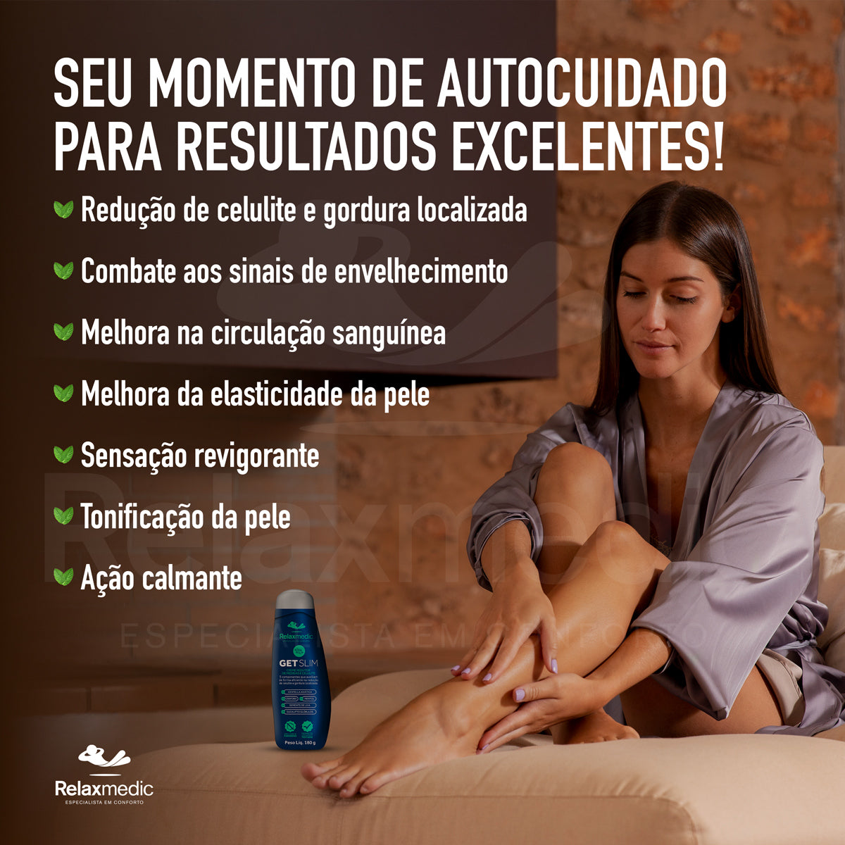 Gel Redutor de Medidas e Celulite Get Slim