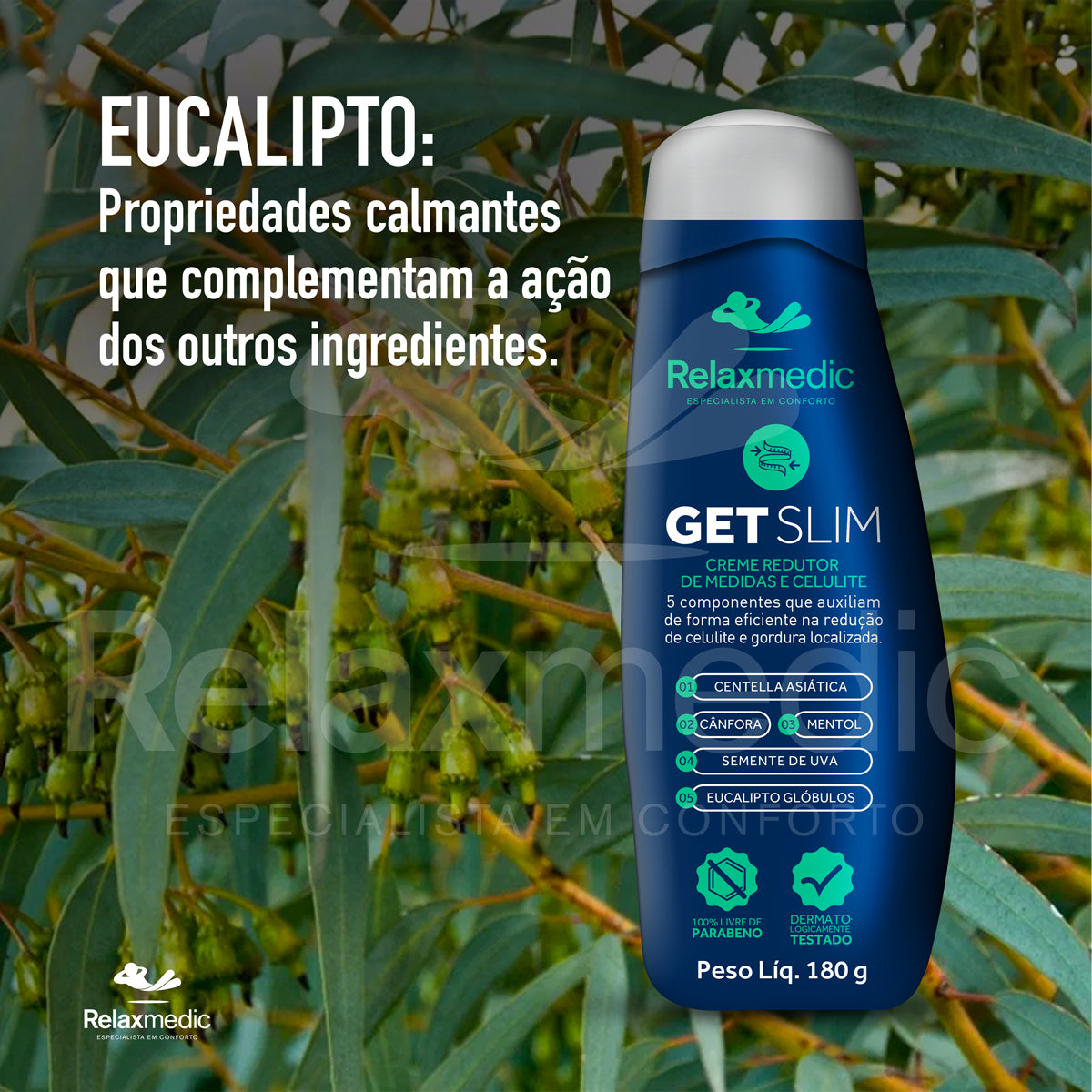 Gel Redutor de Medidas e Celulite Get Slim