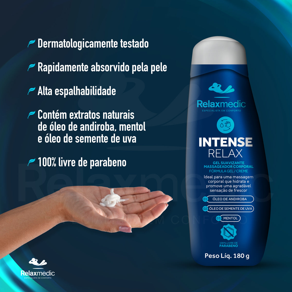 Creme Gel de Massagem Intense