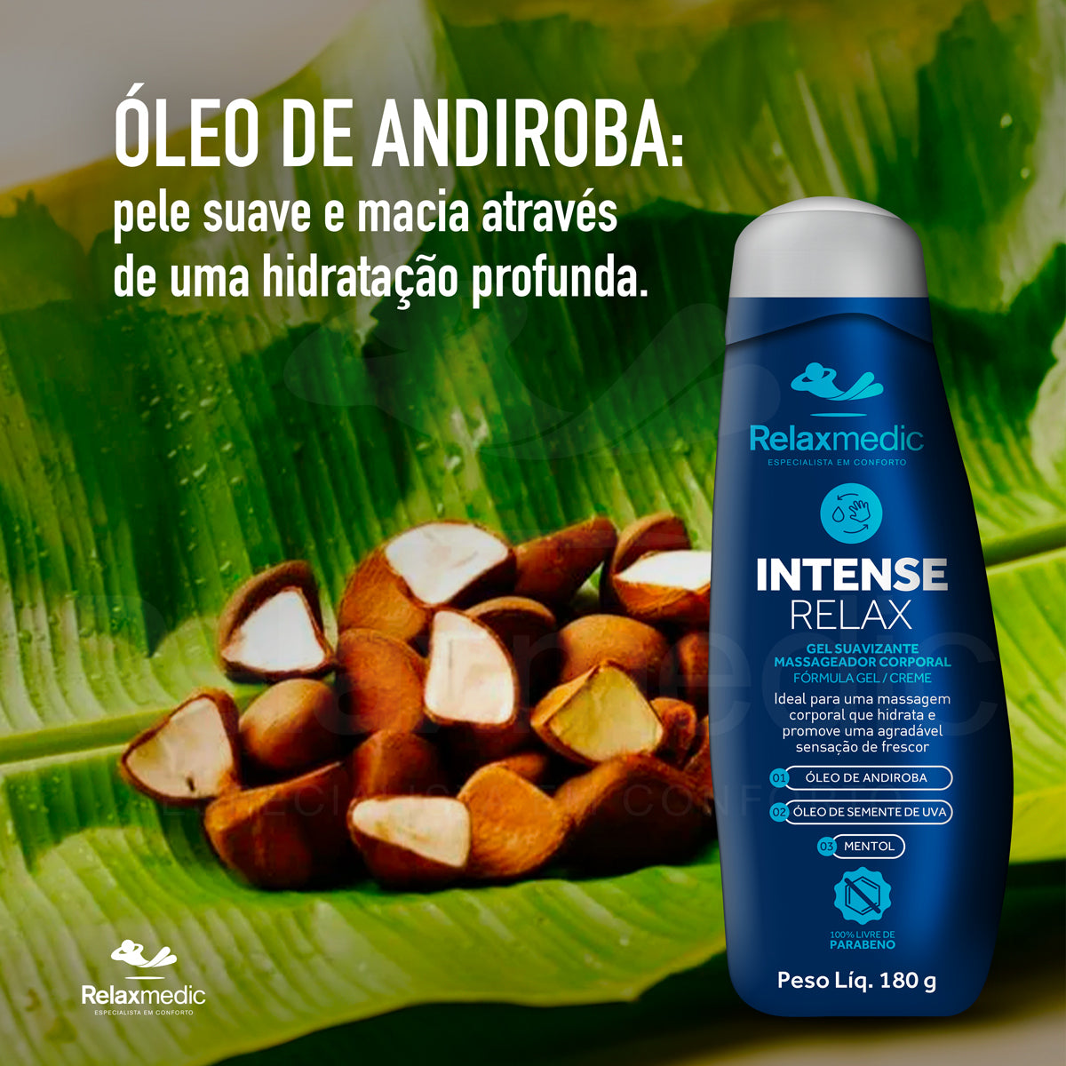 Creme Gel de Massagem Intense