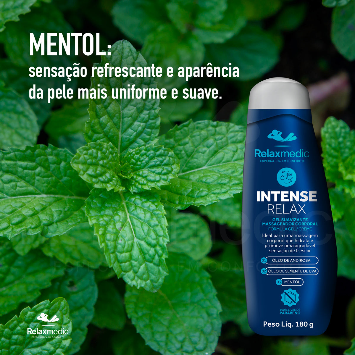 Creme Gel de Massagem Intense