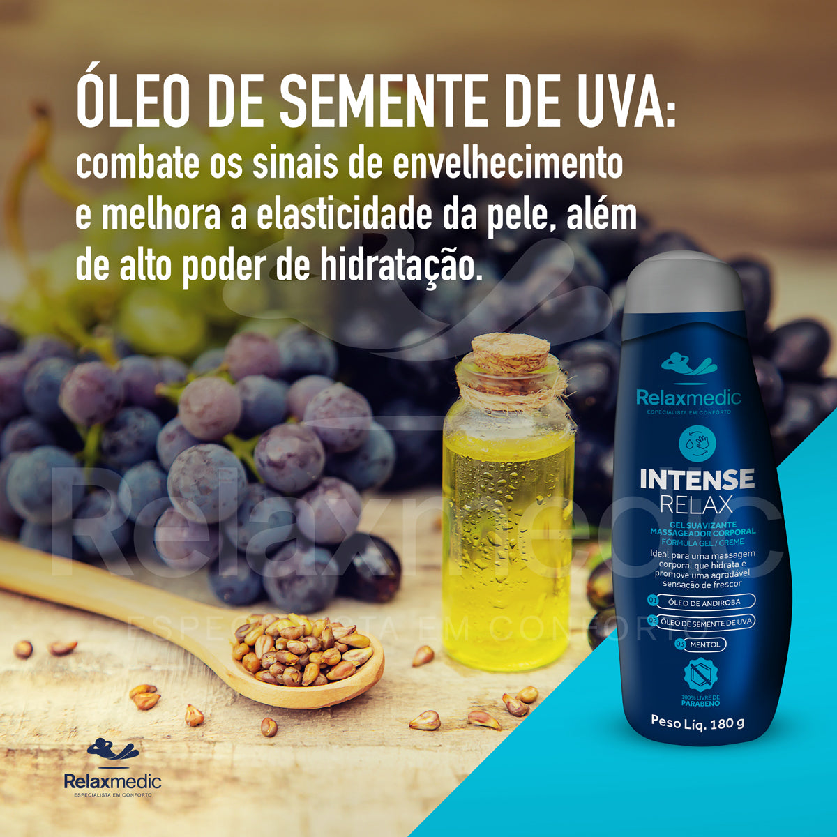 Creme Gel de Massagem Intense