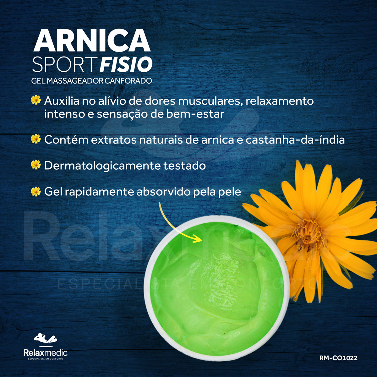 Gel Massageador Arnica Sport Fisio