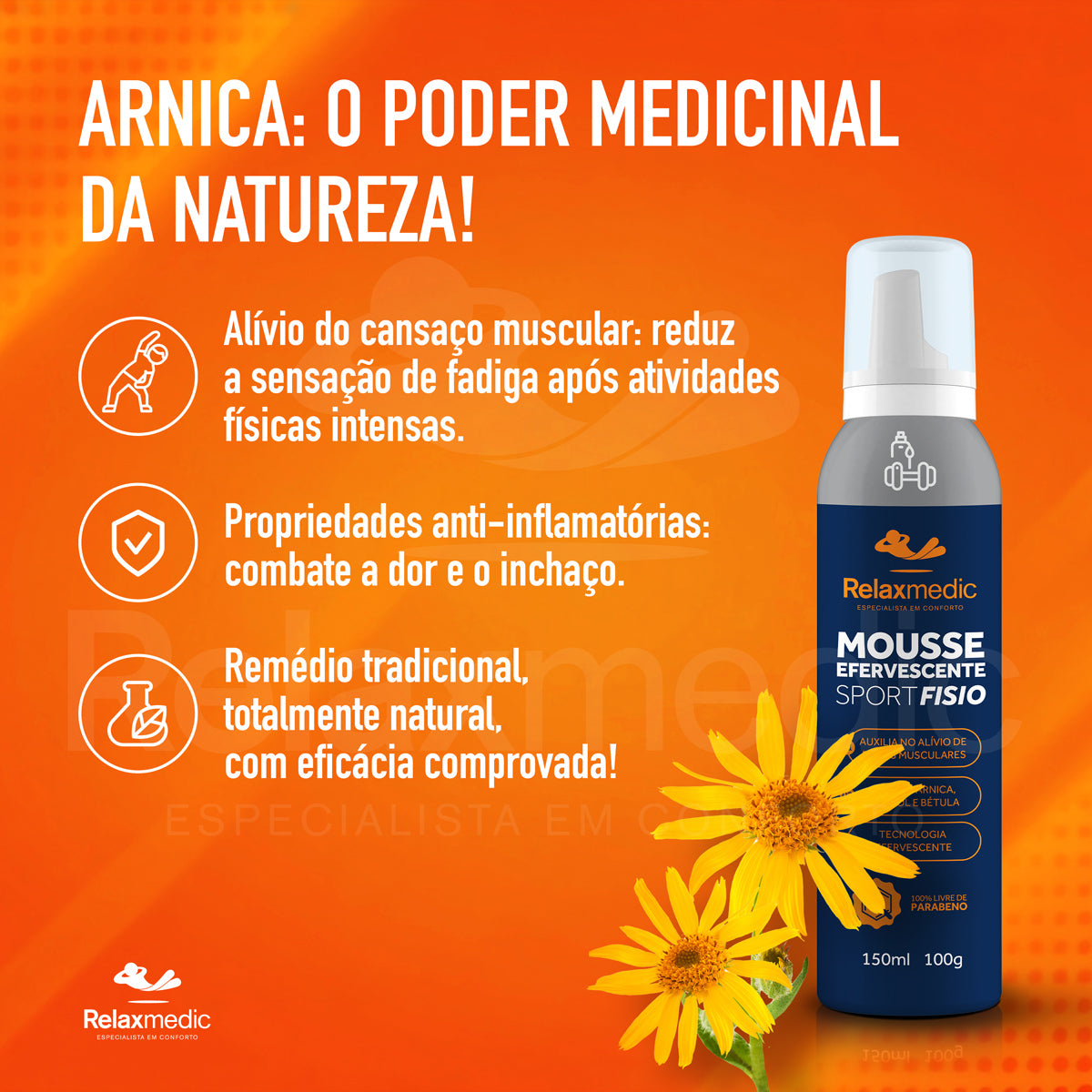 Mousse Spray Dor Arnica Sport Fisio