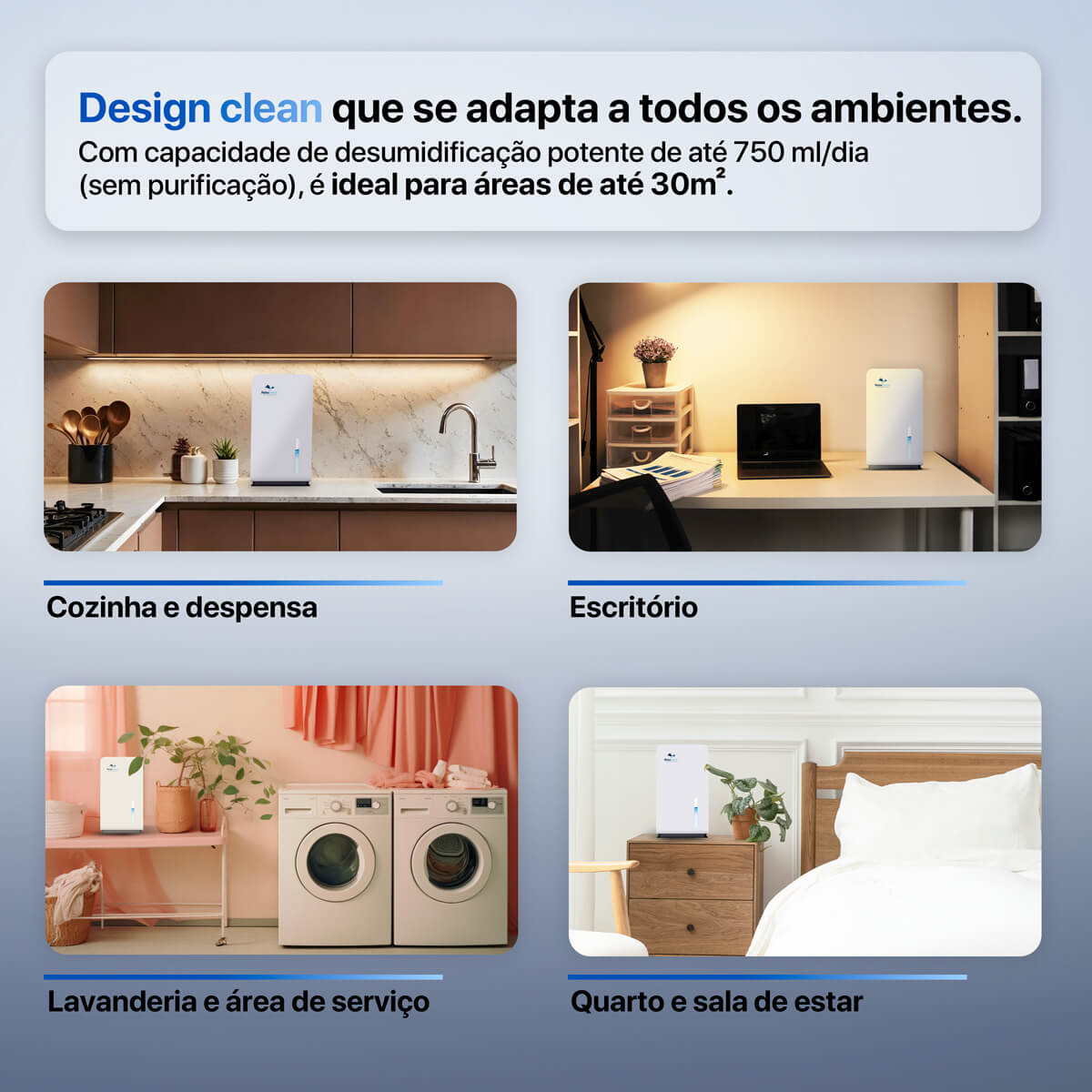 Desumidificador e Purificador de AR H12