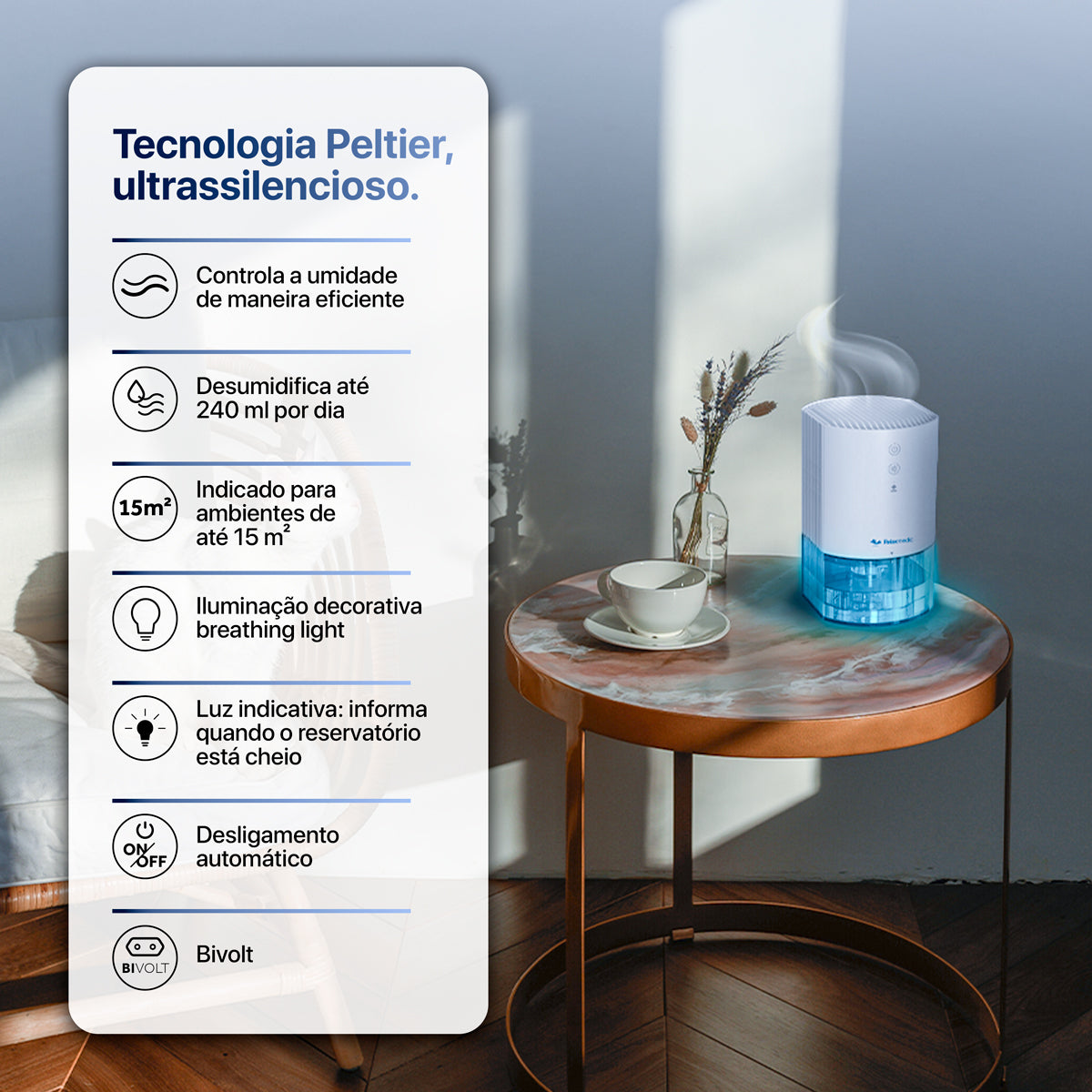Desumidificador de Ar Levdry