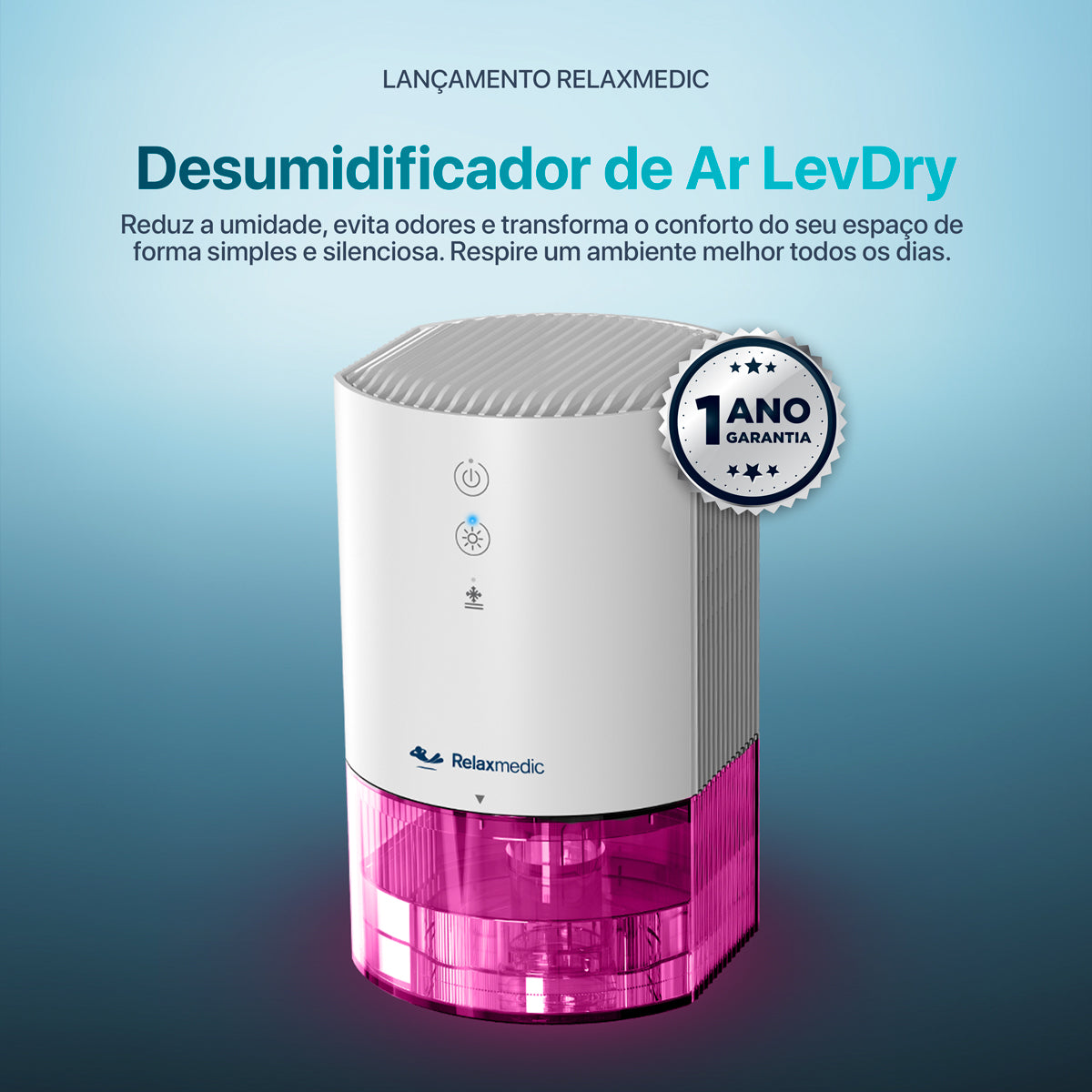 Desumidificador de Ar Levdry