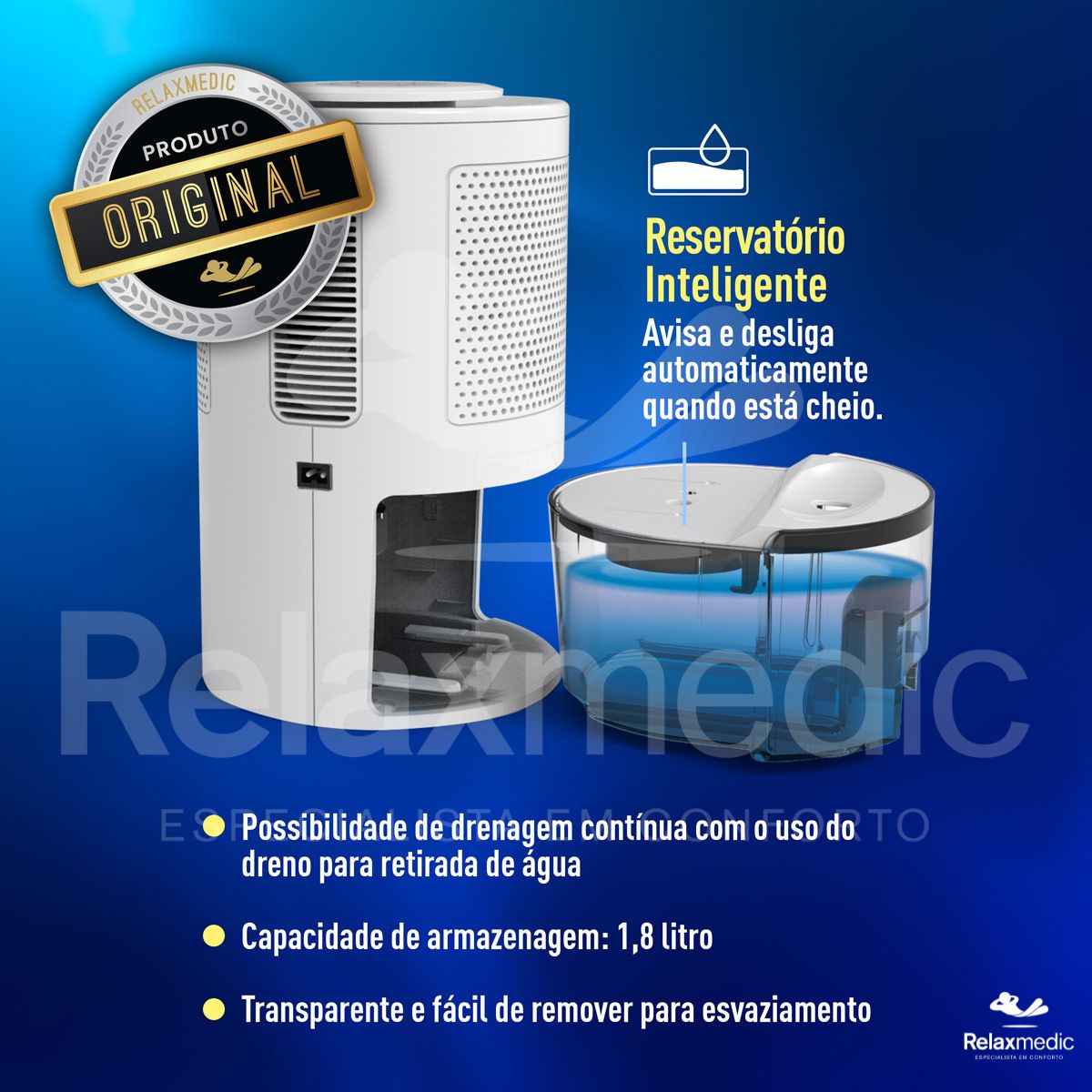 Desumidificador de Ar Air Ion Plus