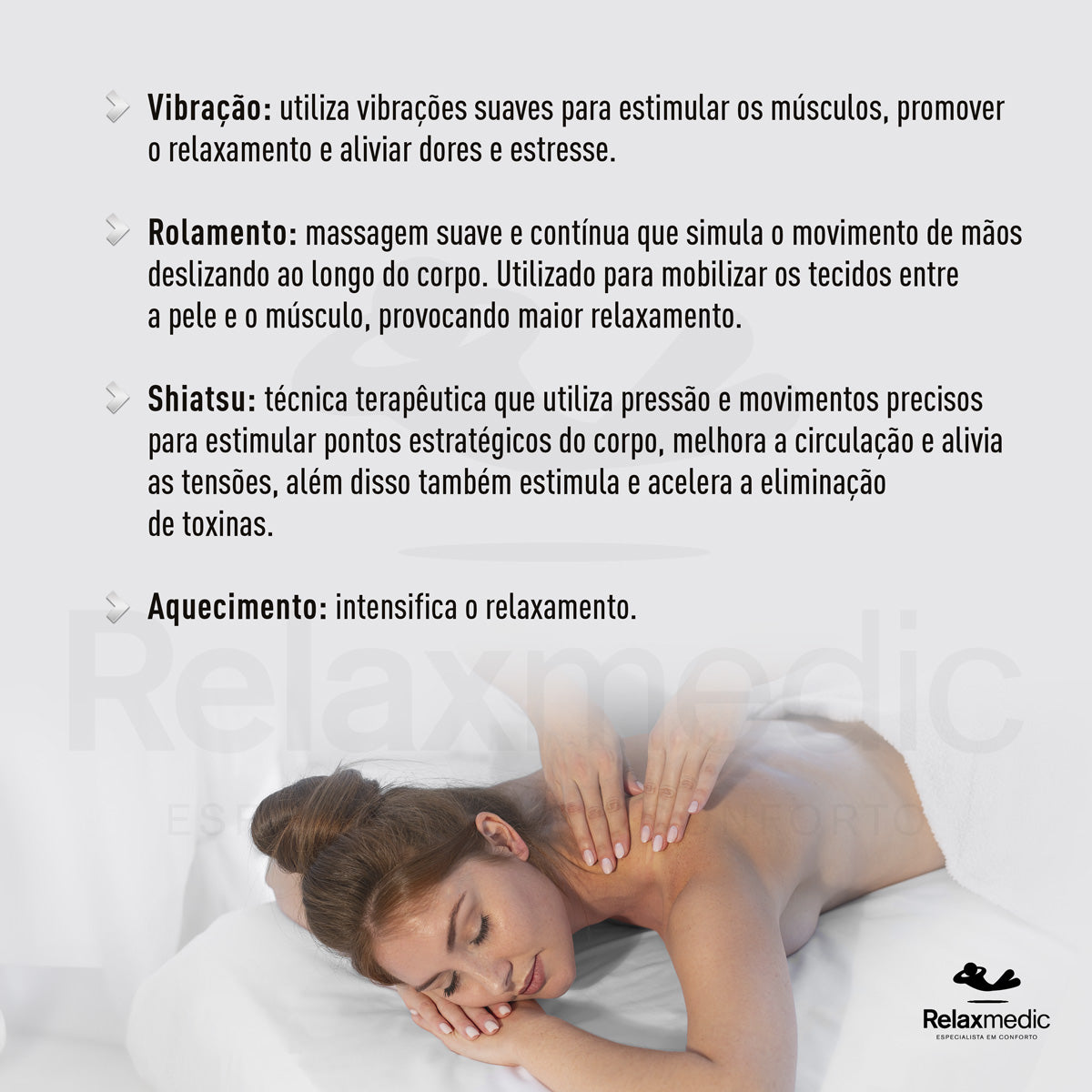 Esteira Massageadora Shiatsu Luxury