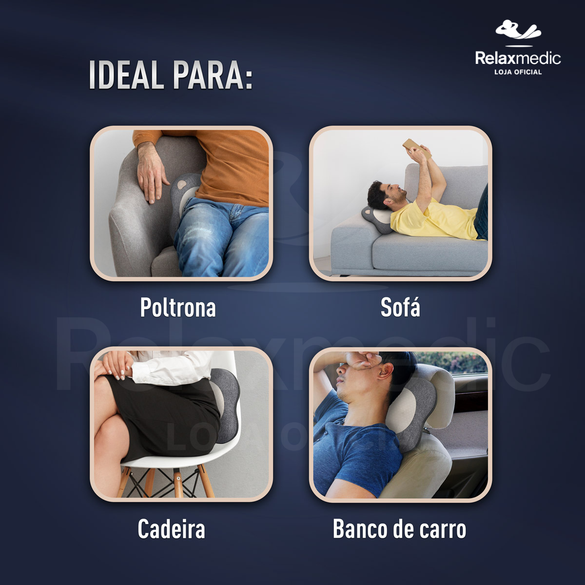 Almofada Massageadora Shiatsu Pilow Smart