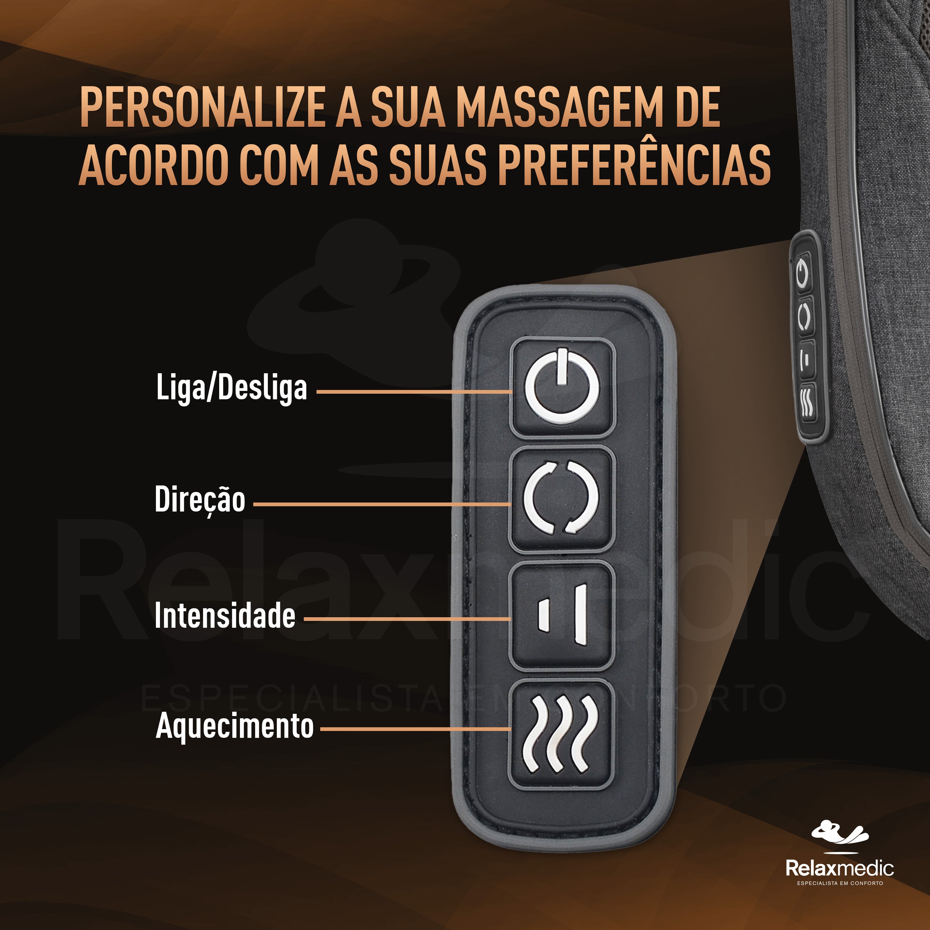 Almofada Massageadora Wireless Pillow