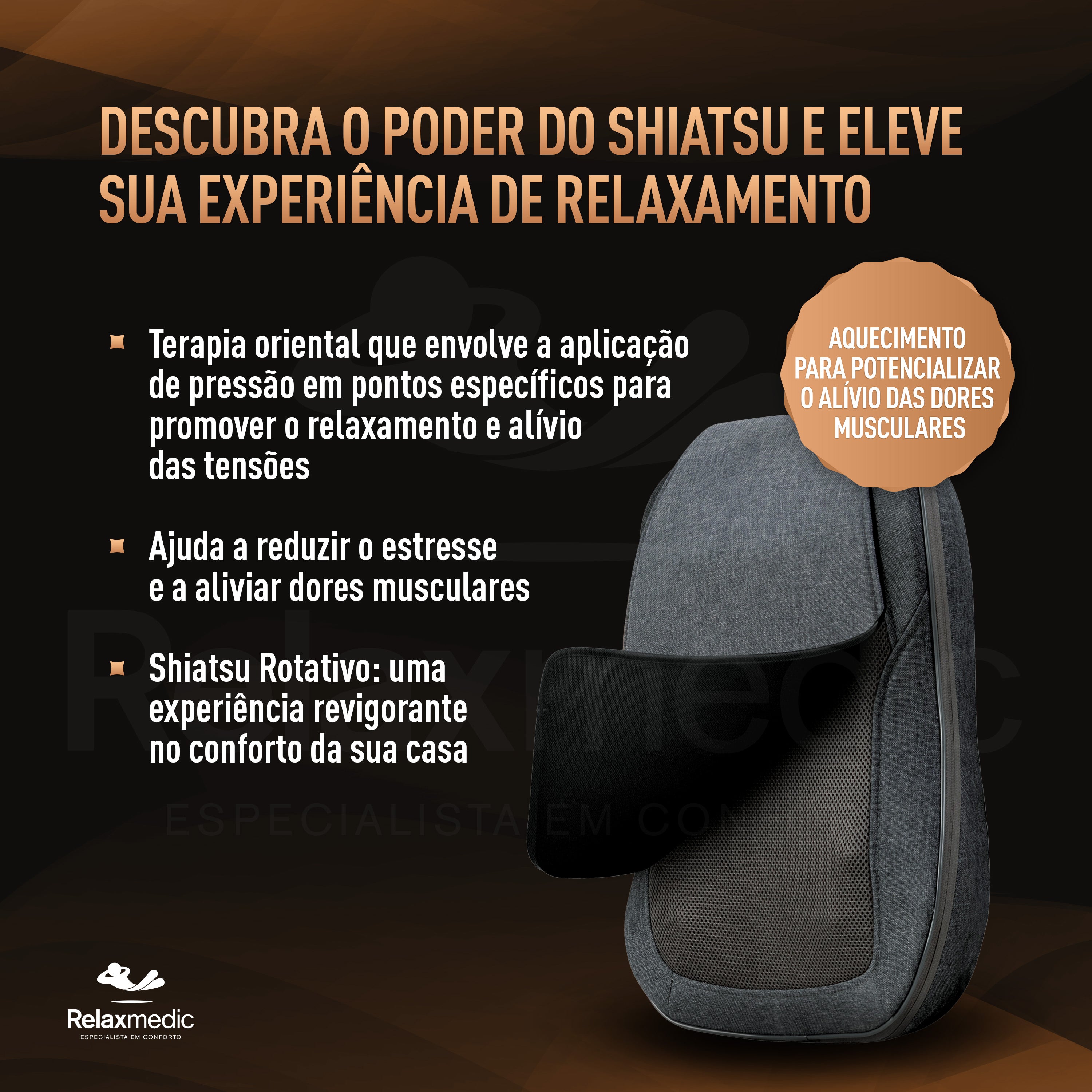 Almofada Massageadora Wireless Pillow