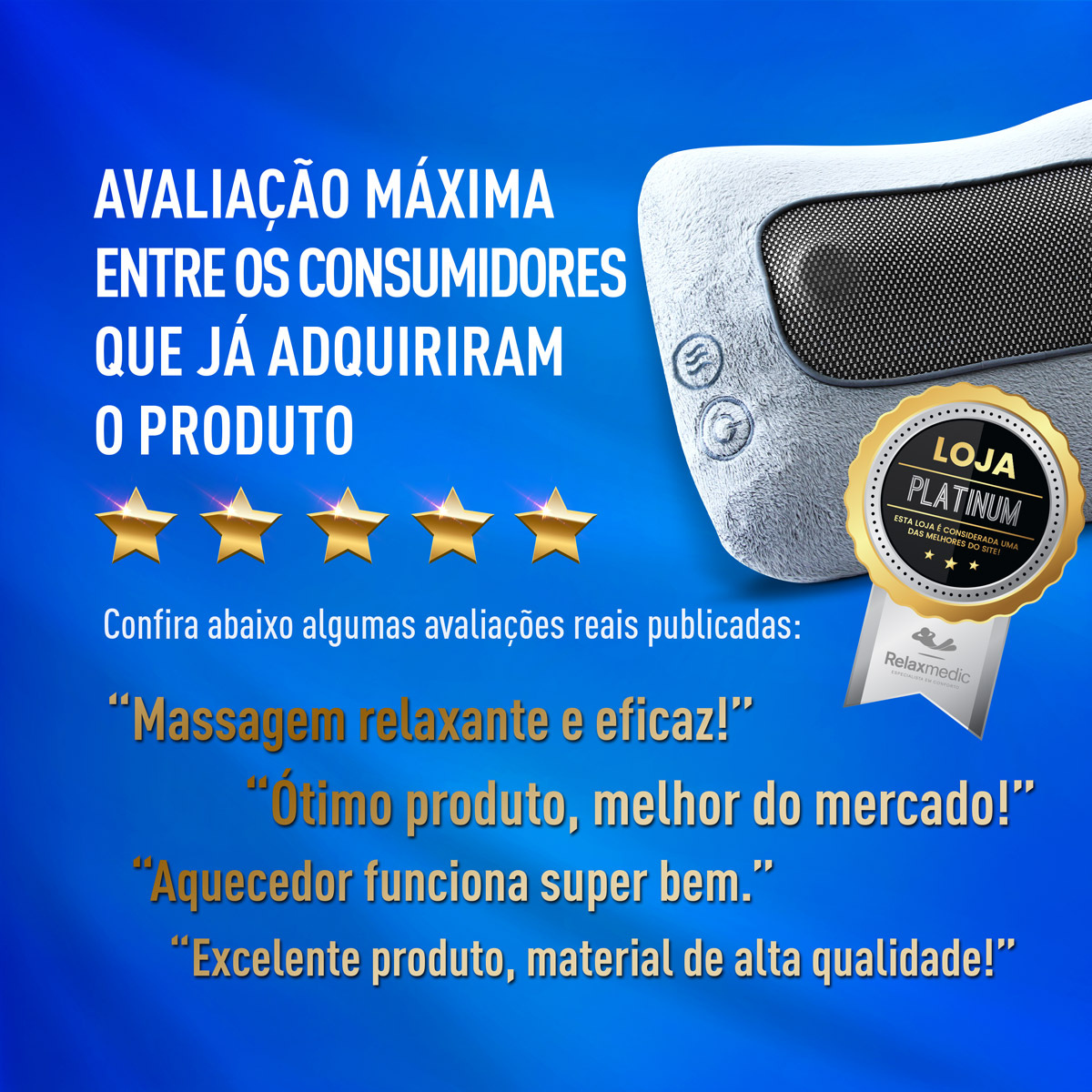 Almofada Massageadora Shiatsu Pilow