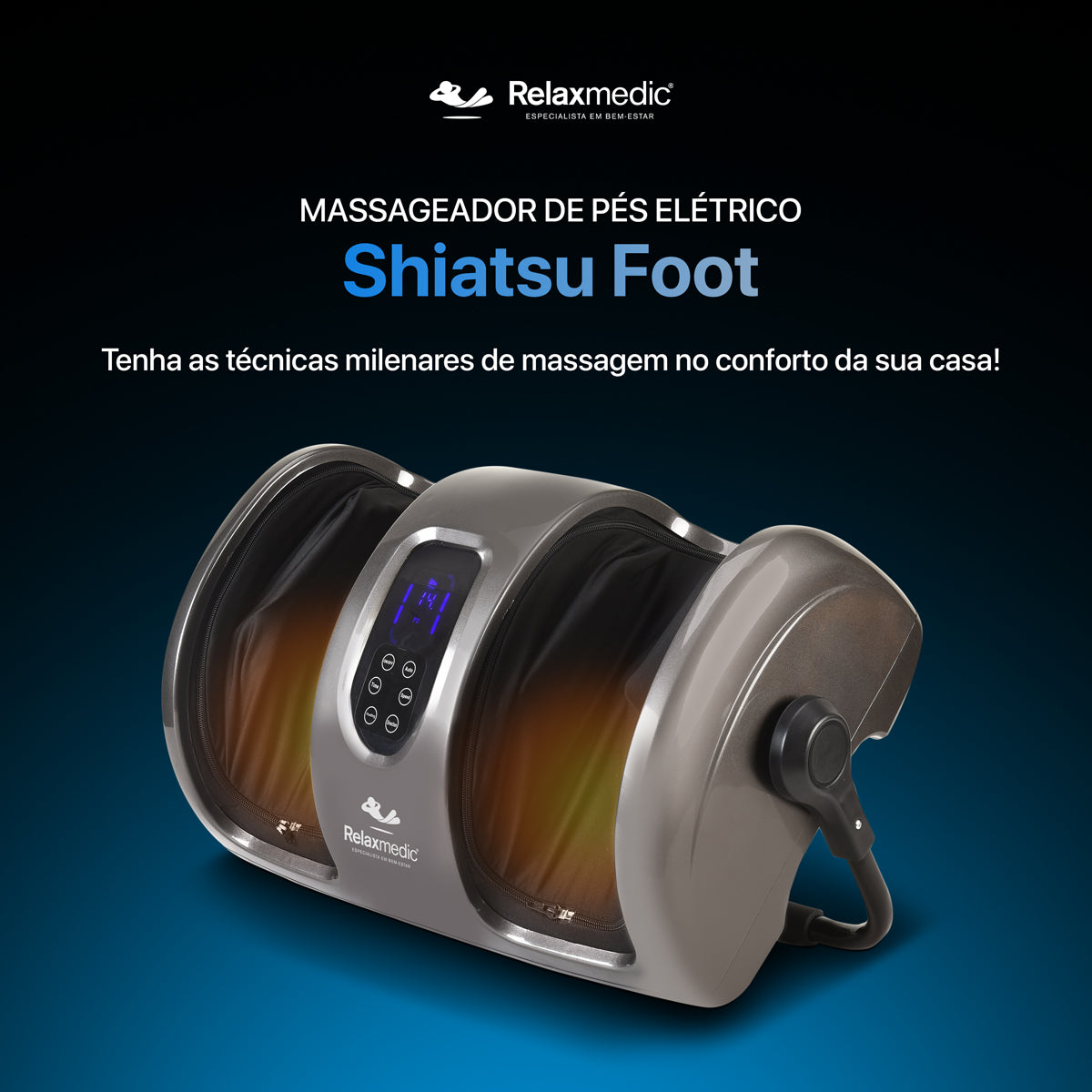 Massageador de Pés e Pernas Shiatsu Foot