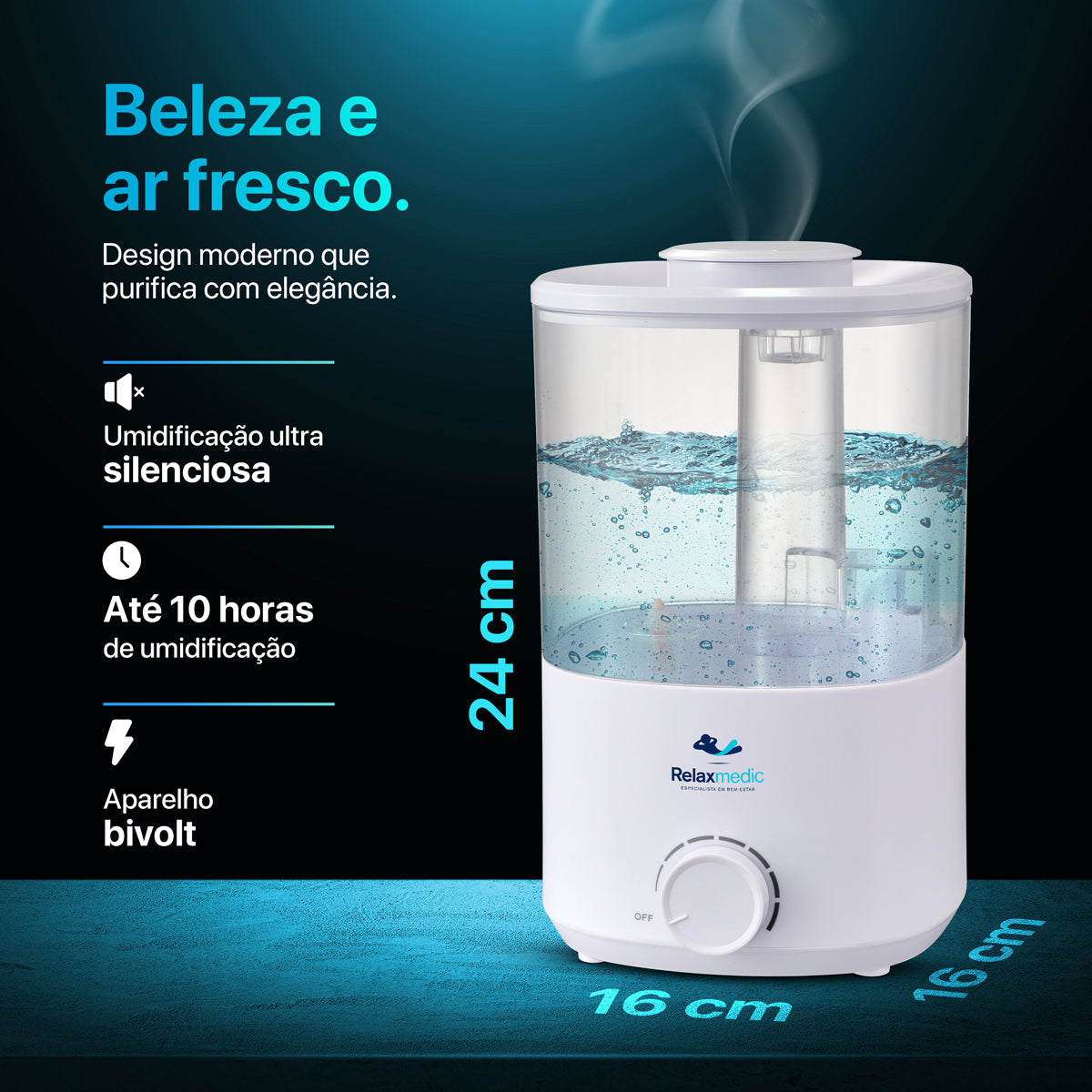 Umidificador Ayro 2L Branco