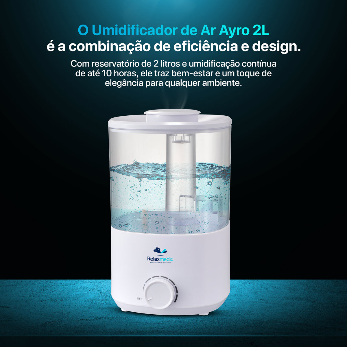 Umidificador Ayro 2L Branco