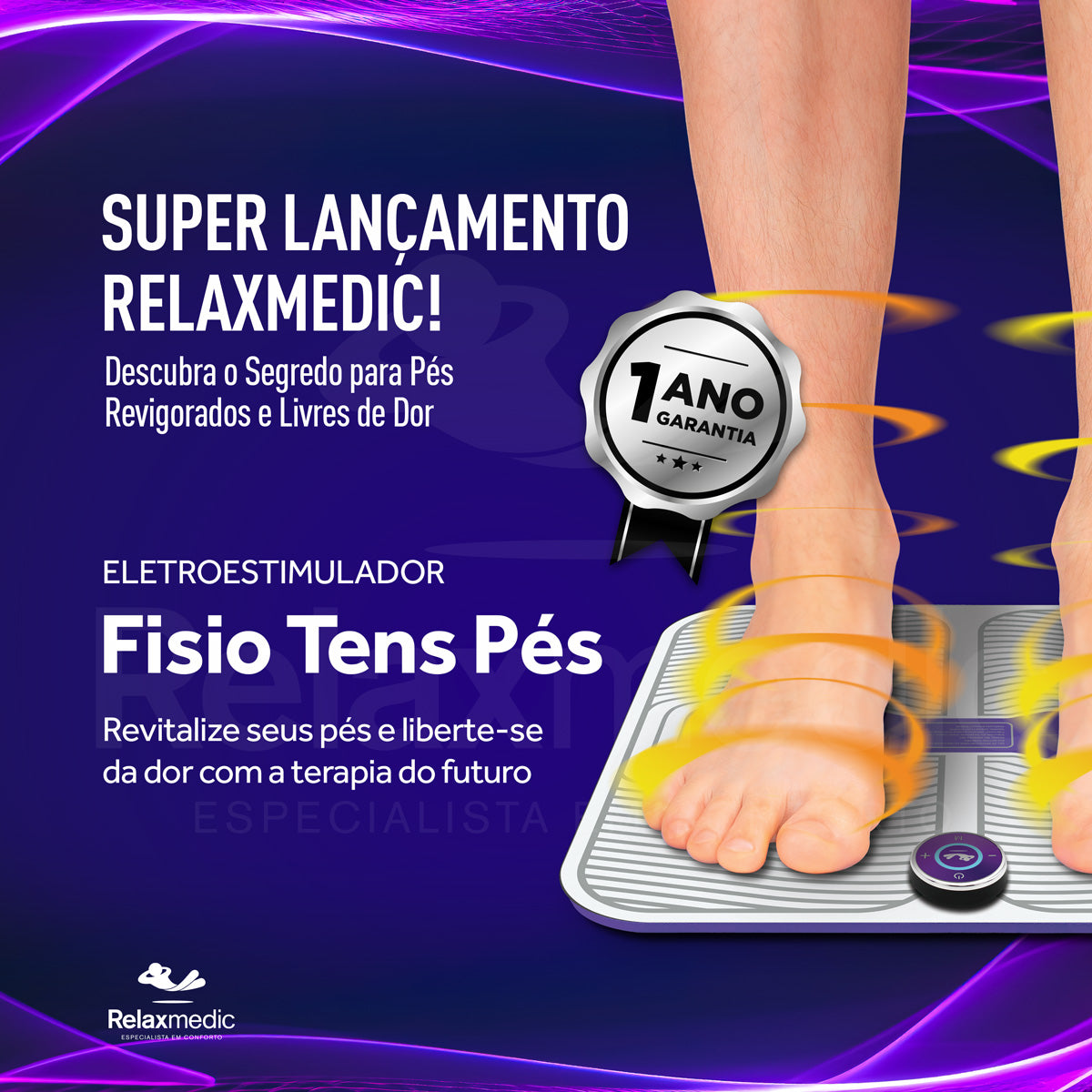 Pad Reposição Eletroestimulador Fisio Tens Pés