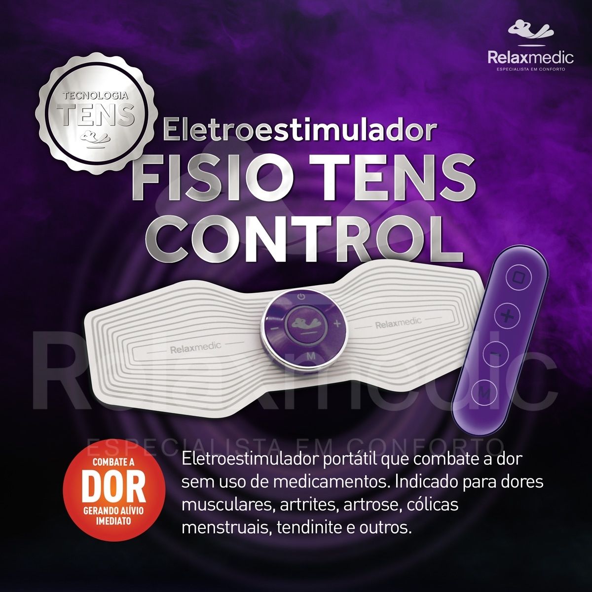 Eletroestimulador Fisio Tens Control