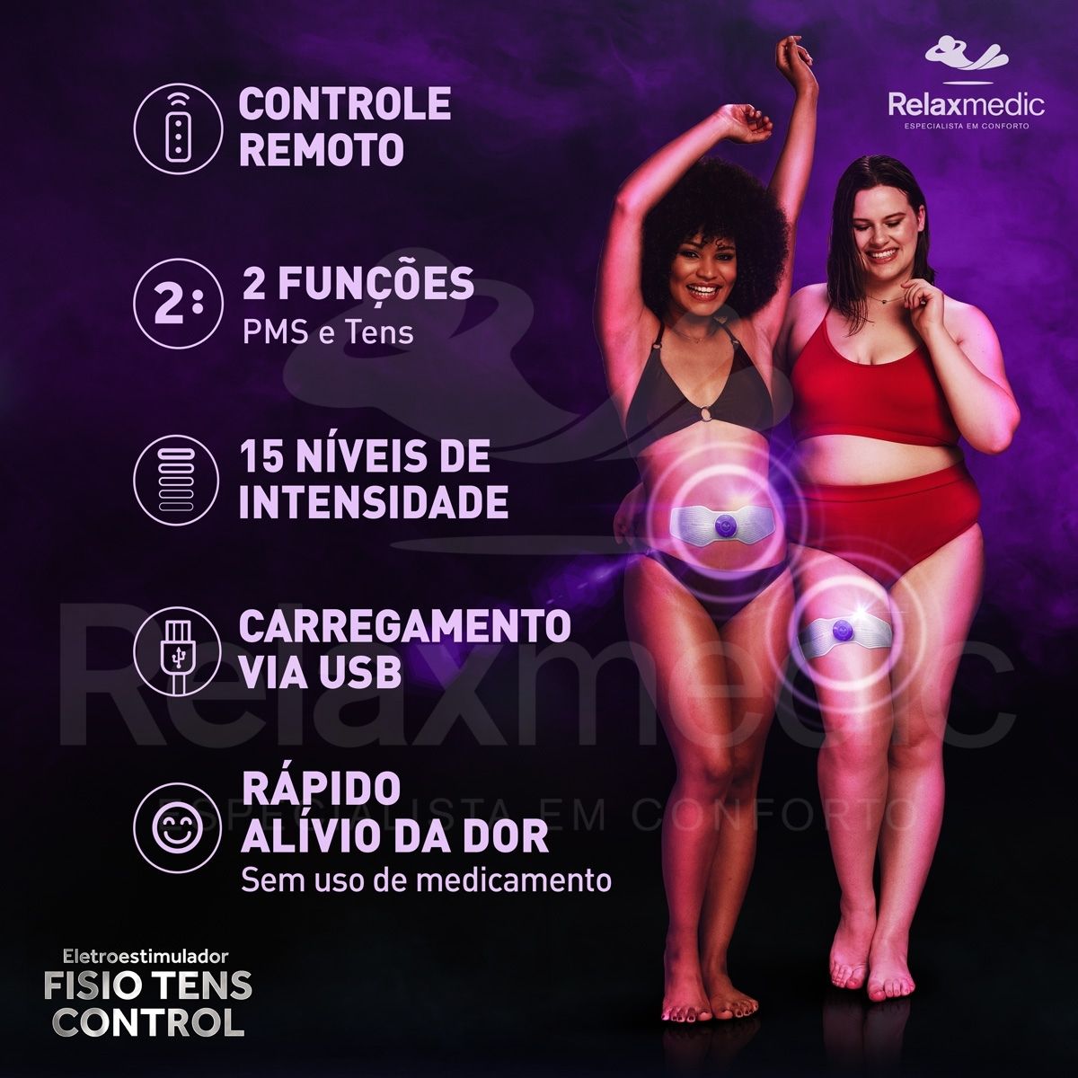 Eletroestimulador Fisio Tens Control