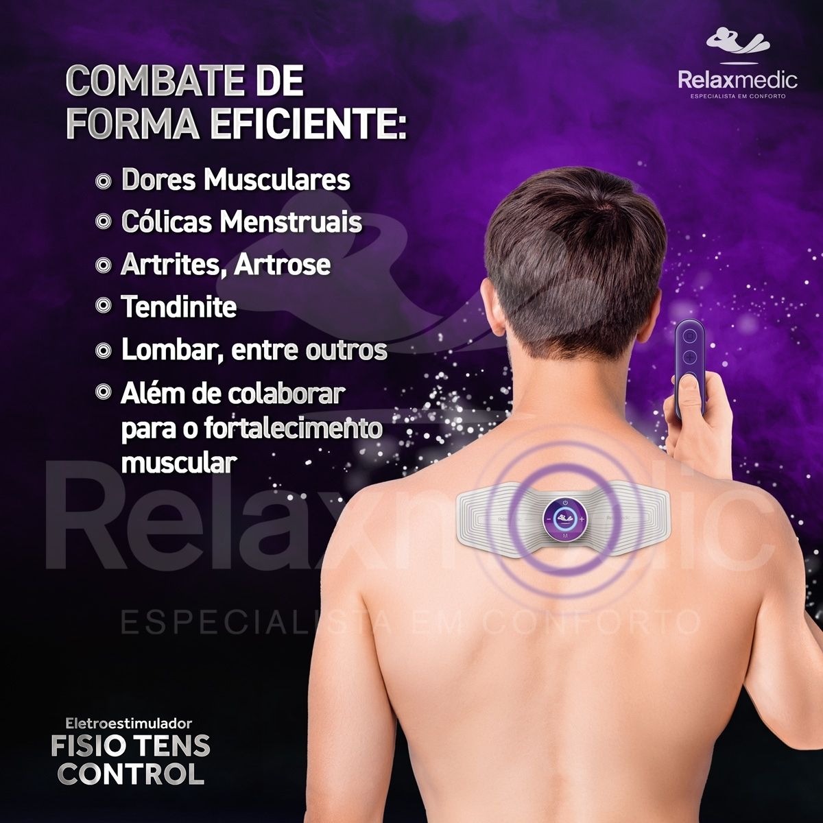 Eletroestimulador Fisio Tens Control