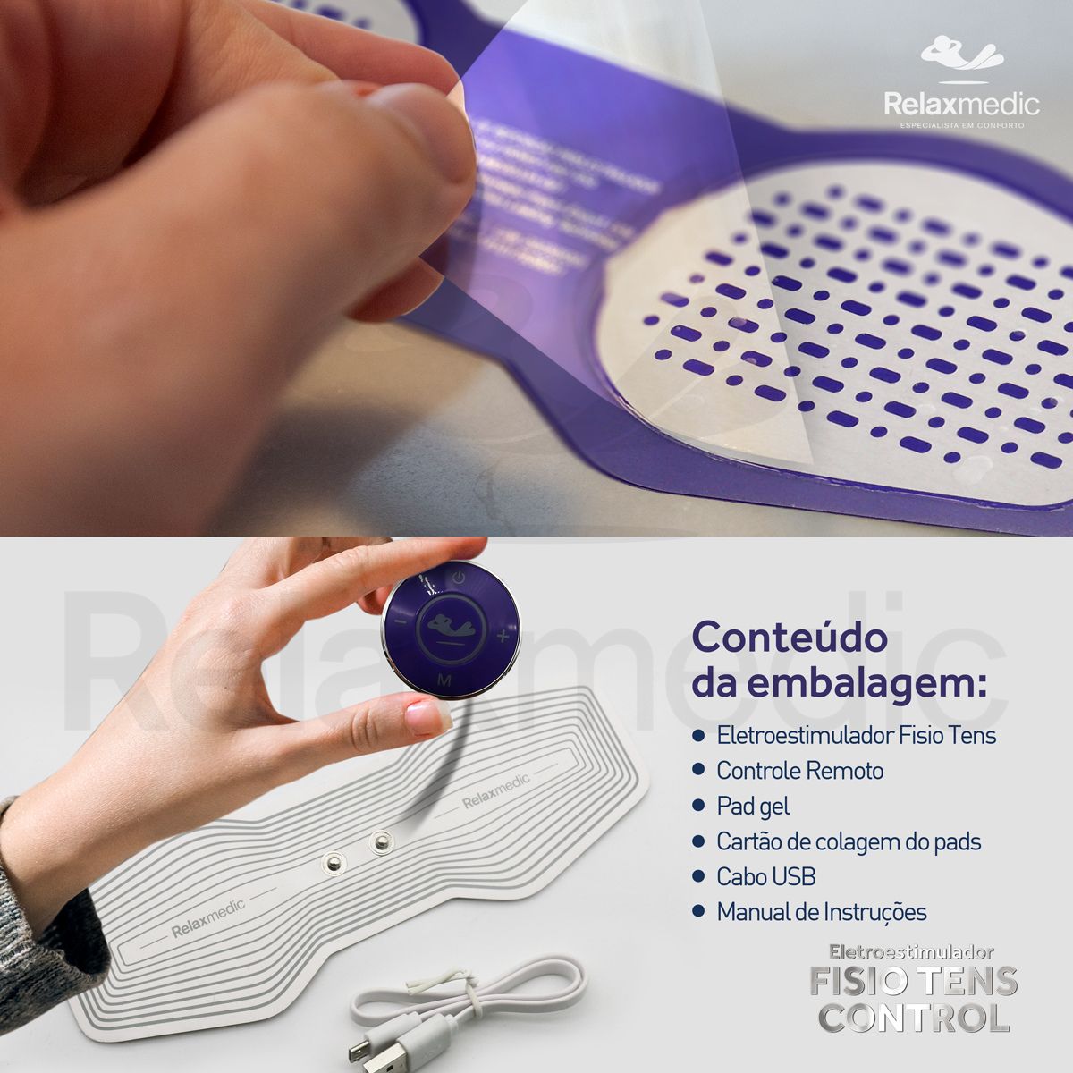 Eletroestimulador Fisio Tens Control