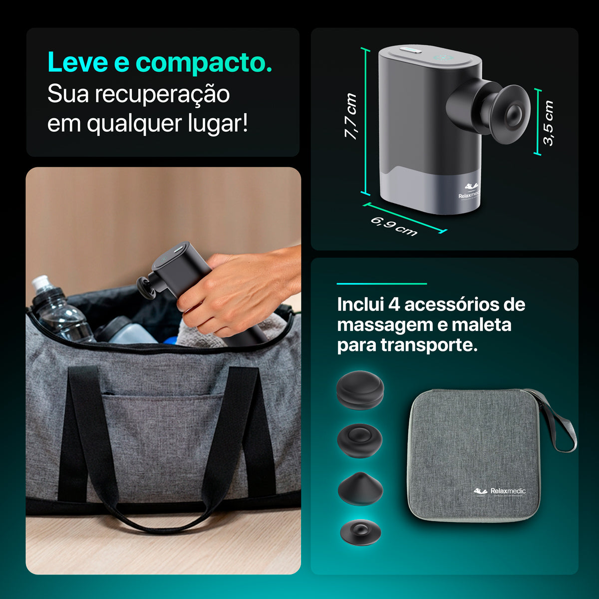 Pistola Massageadora Deep Zyre IA