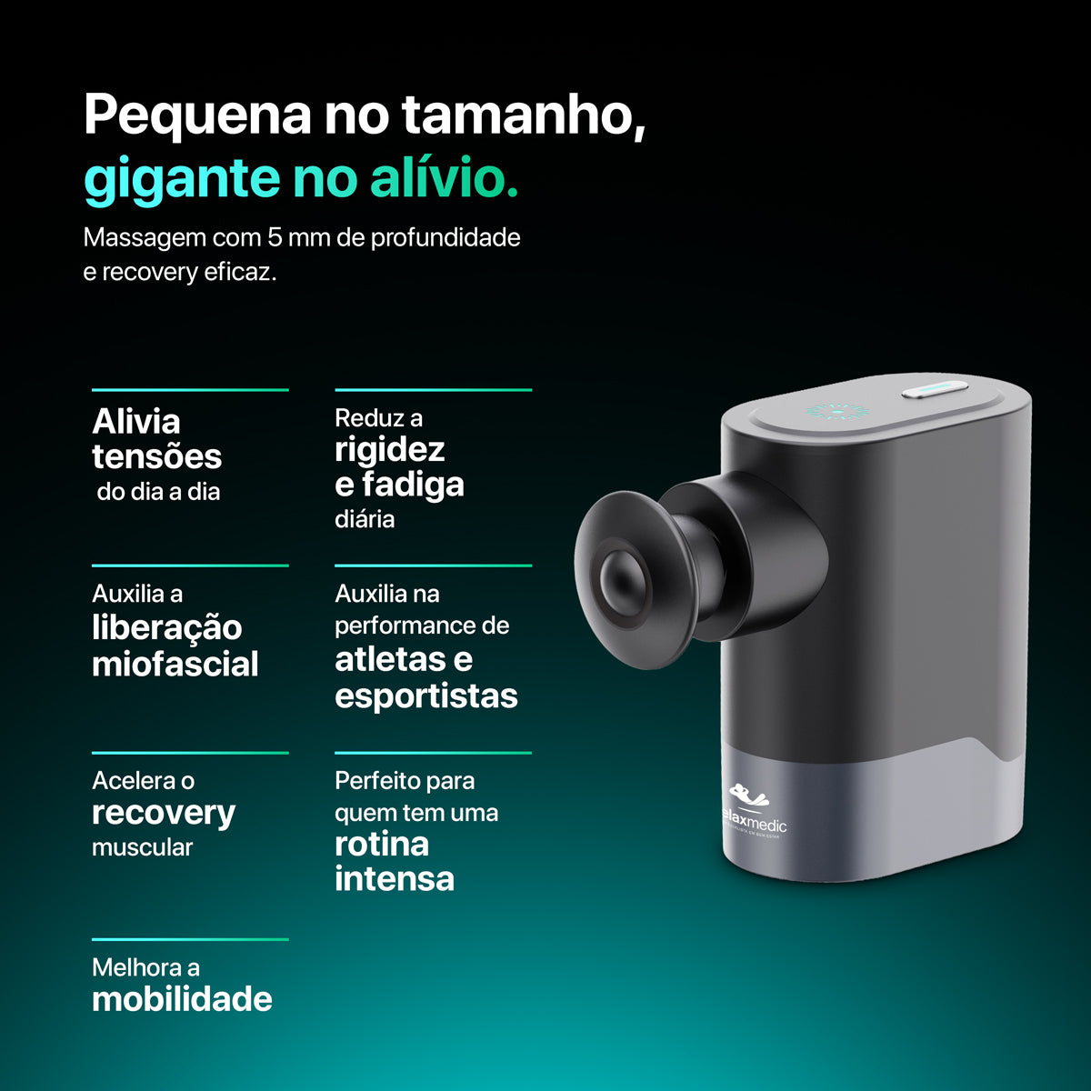 Pistola Massageadora Deep Zyre IA