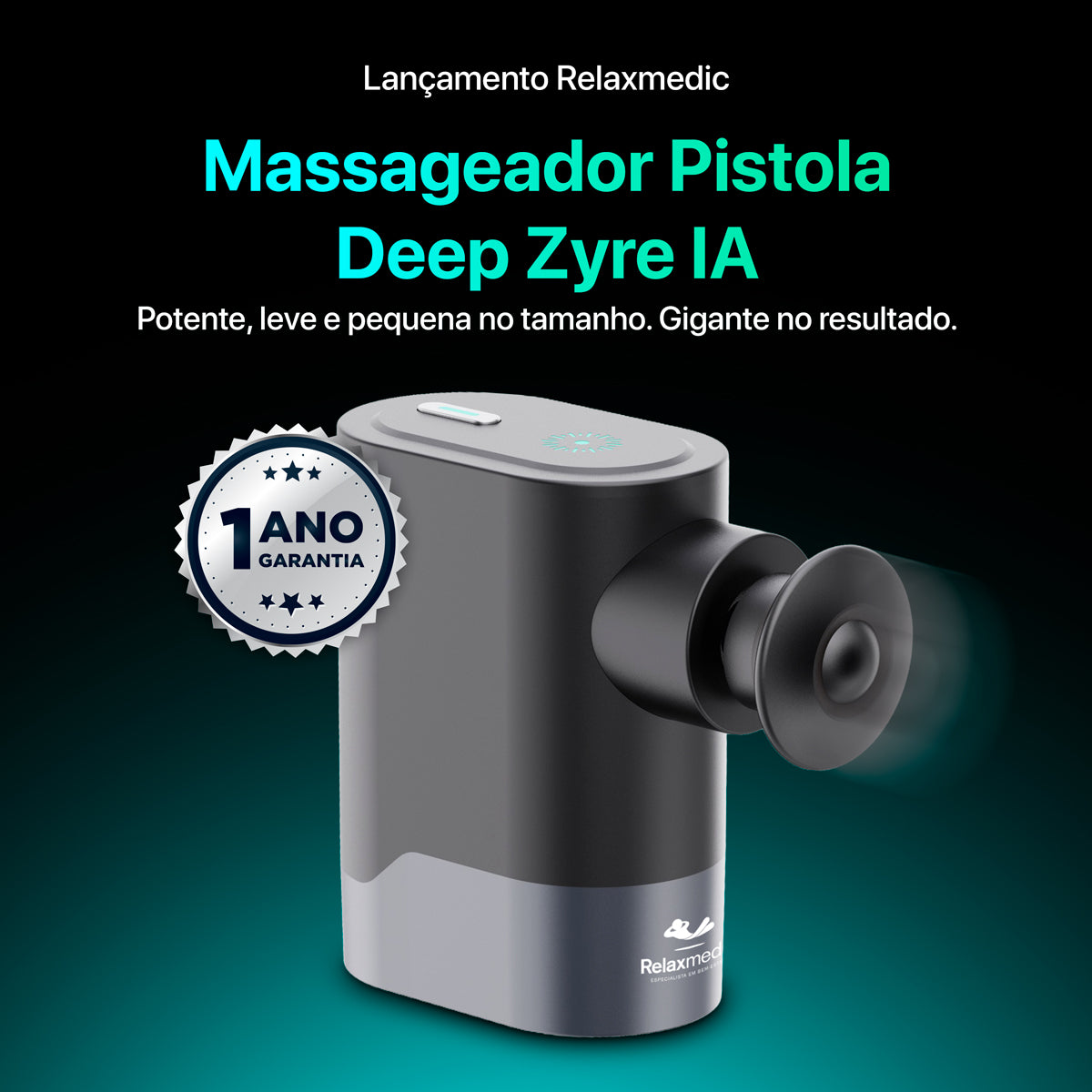 Pistola Massageadora Deep Zyre IA