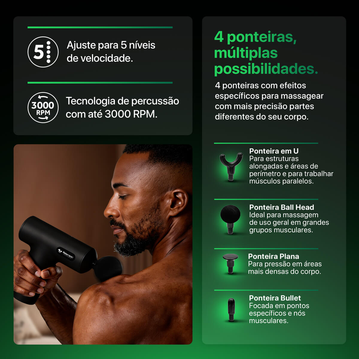 Pistola Massageadora MioDeep