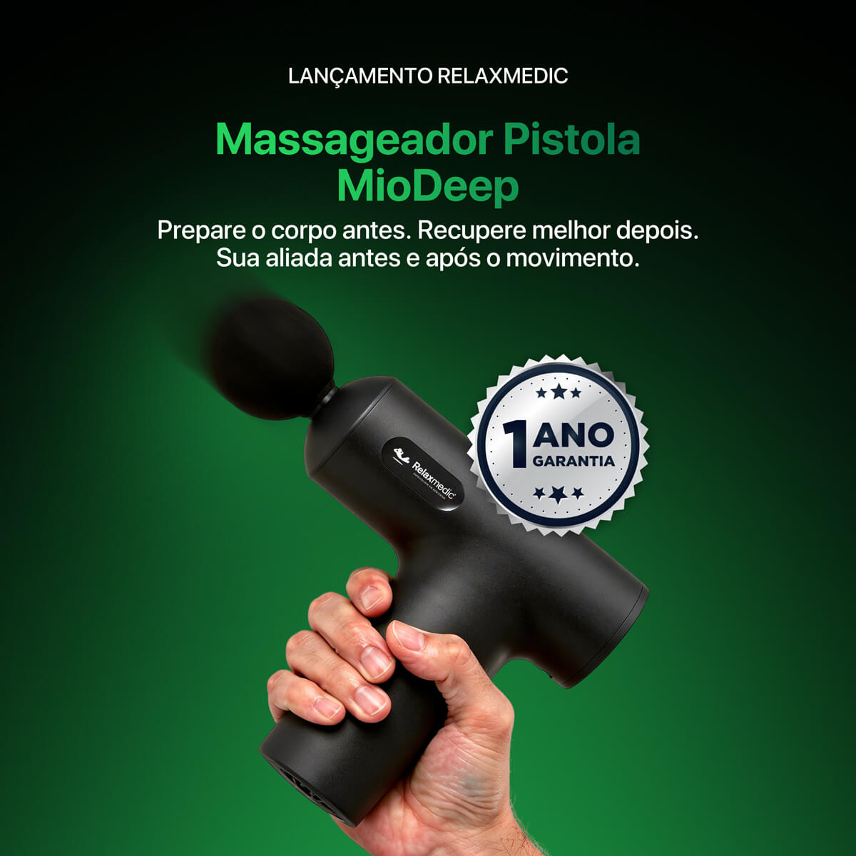 Pistola Massageadora MioDeep