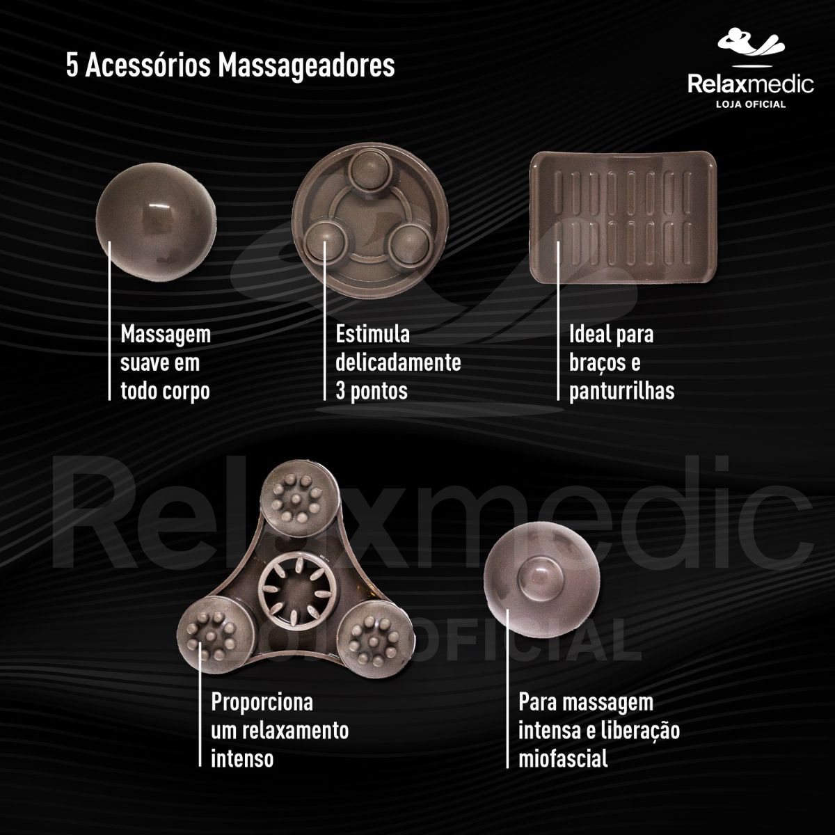 Massageador Elétrico Wireless Touch