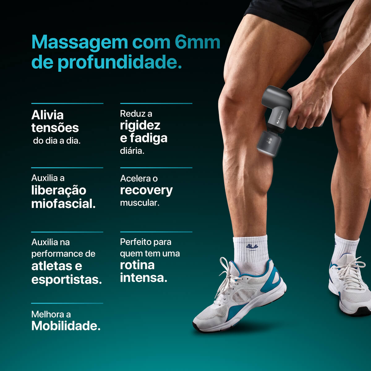 Pistola Massageadora de Deep-Cryo
