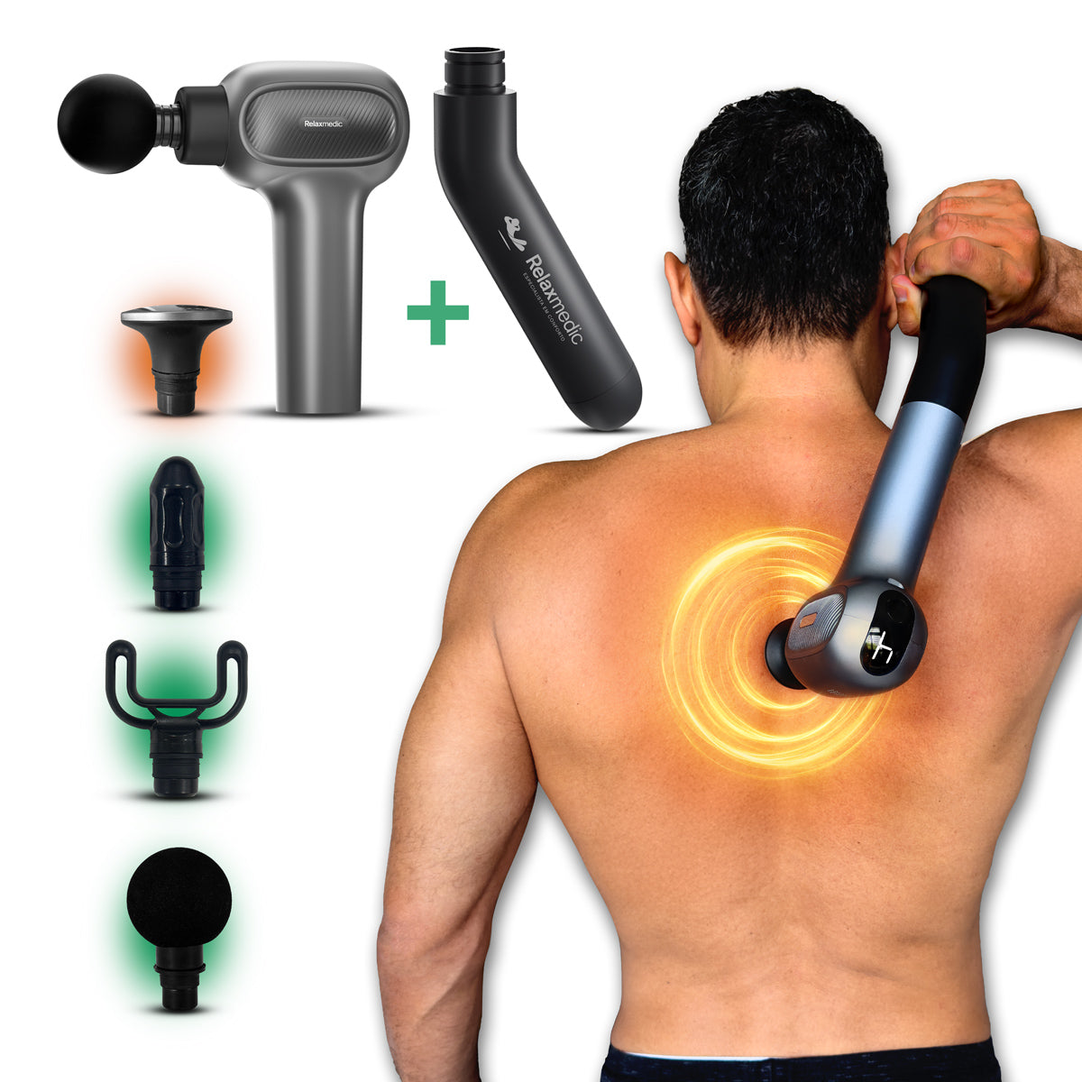 Pistola Massageadora Elétrica Deep Therapy Flex