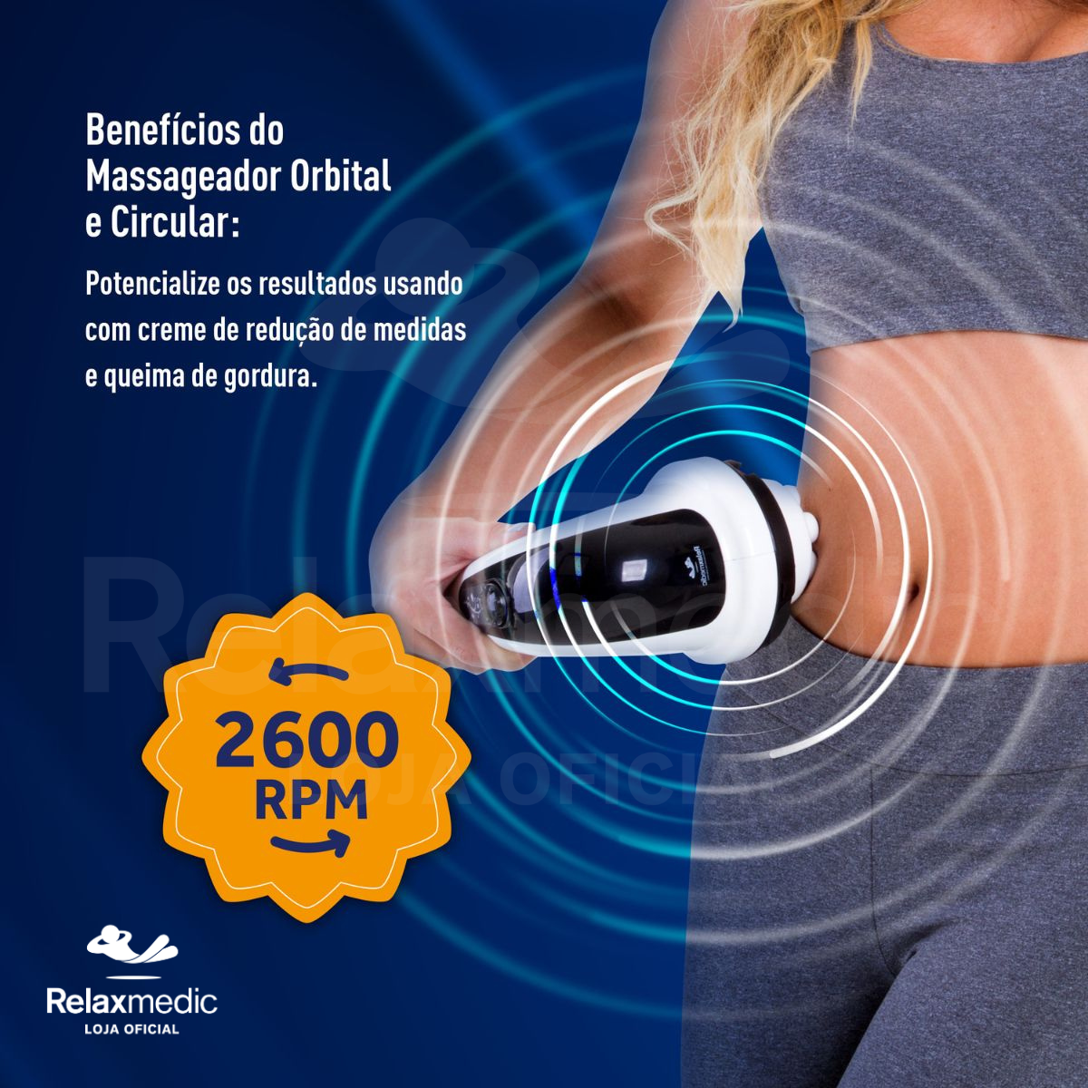 Massageador Elétrico Orbit 2600 Com Fio