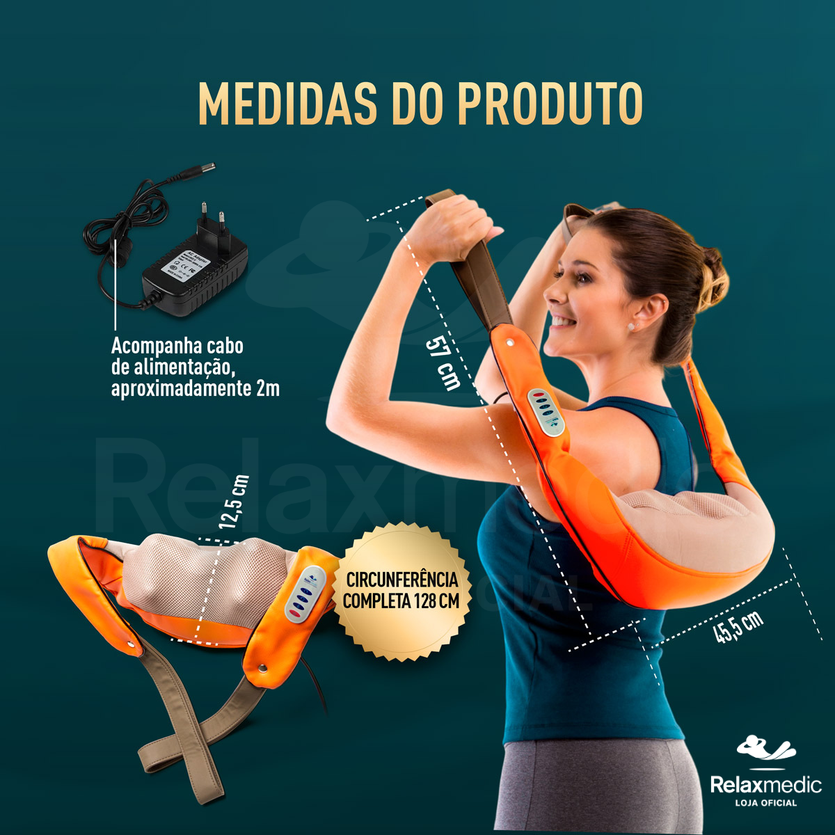 Massageador Elétrico Shiatsu Neck Plus