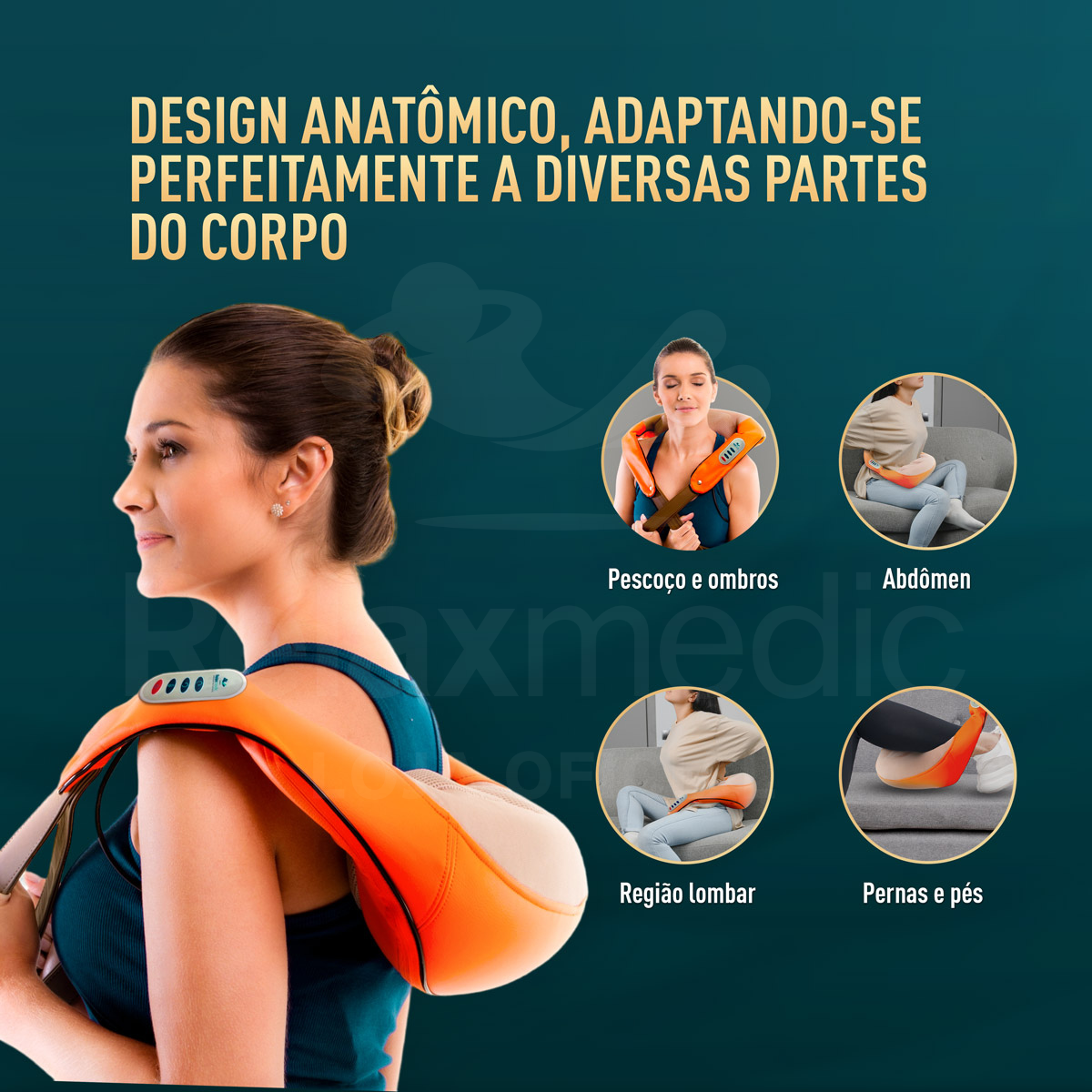 Massageador Elétrico Shiatsu Neck Plus